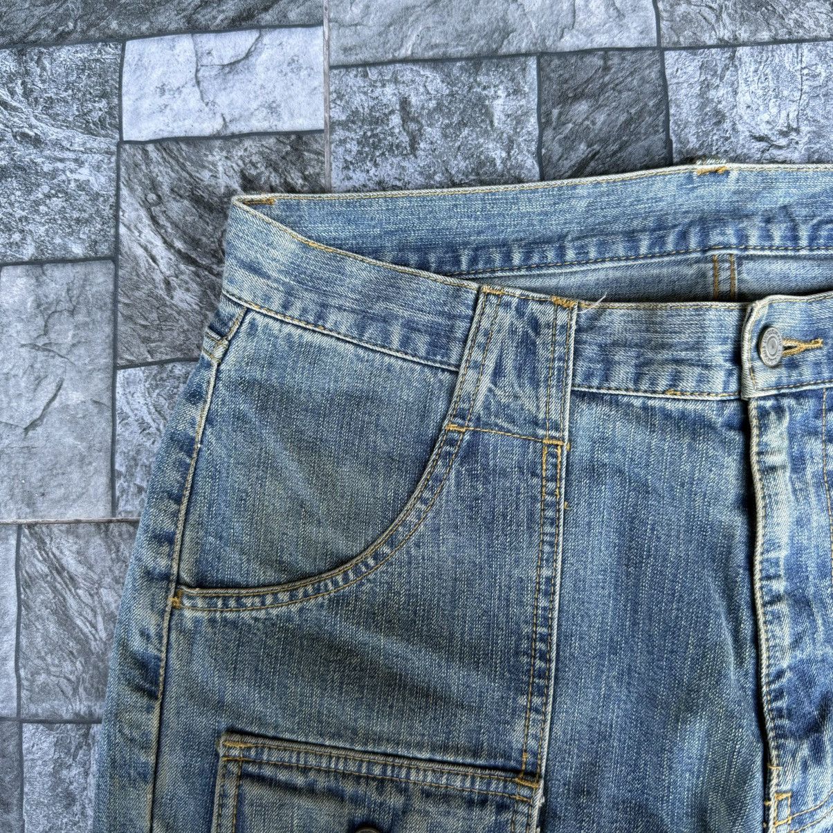 Japanese Brand Vintage Japanese Brand Bush Pants Faded Denim Jean Pants W36 Size US 36 / EU 52 - 7 Thumbnail