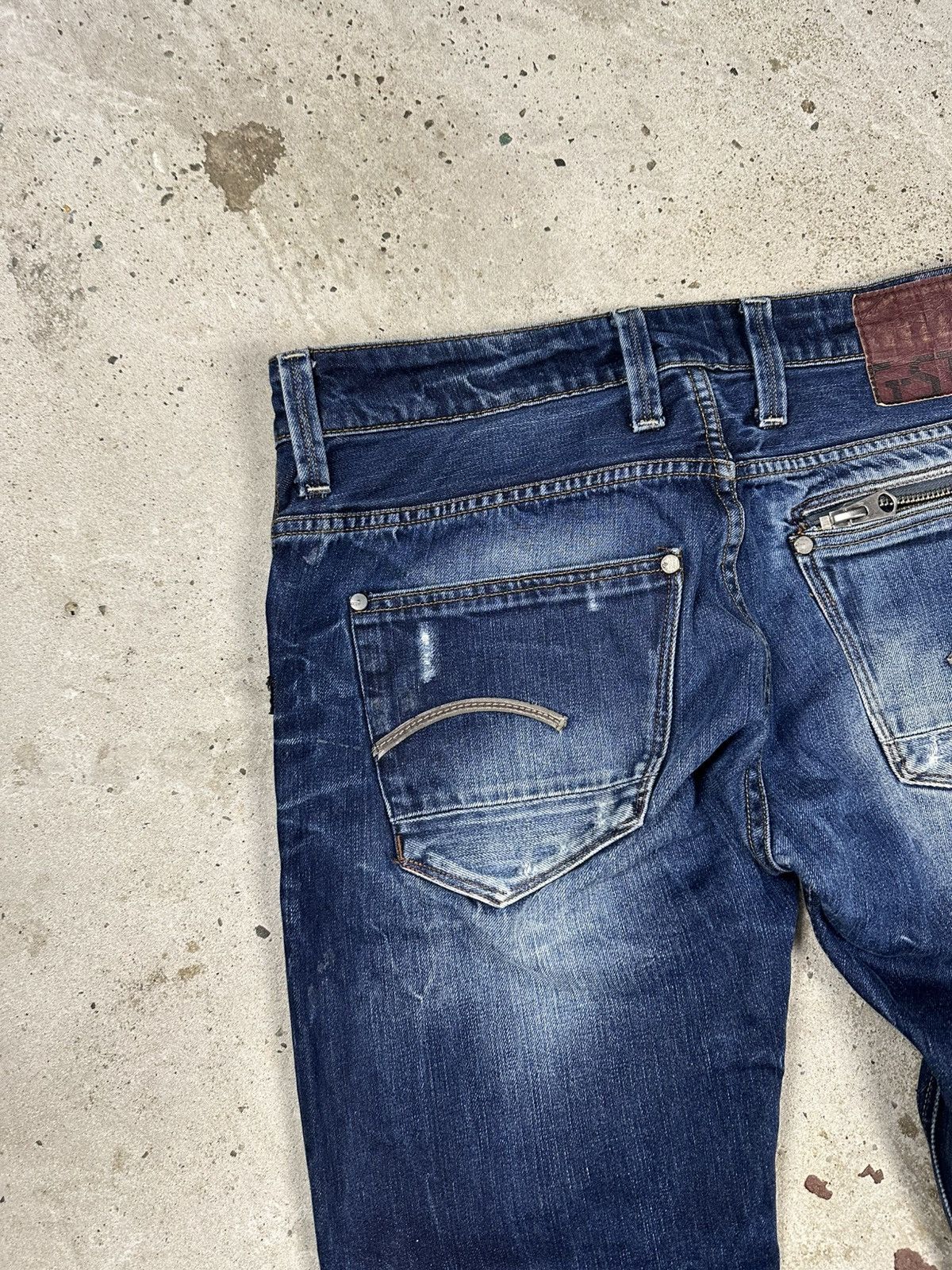 G-Star Vintage Y2K G Star Raw Attacc Low Straight Denim Jeans Size US 33 - 14 Thumbnail