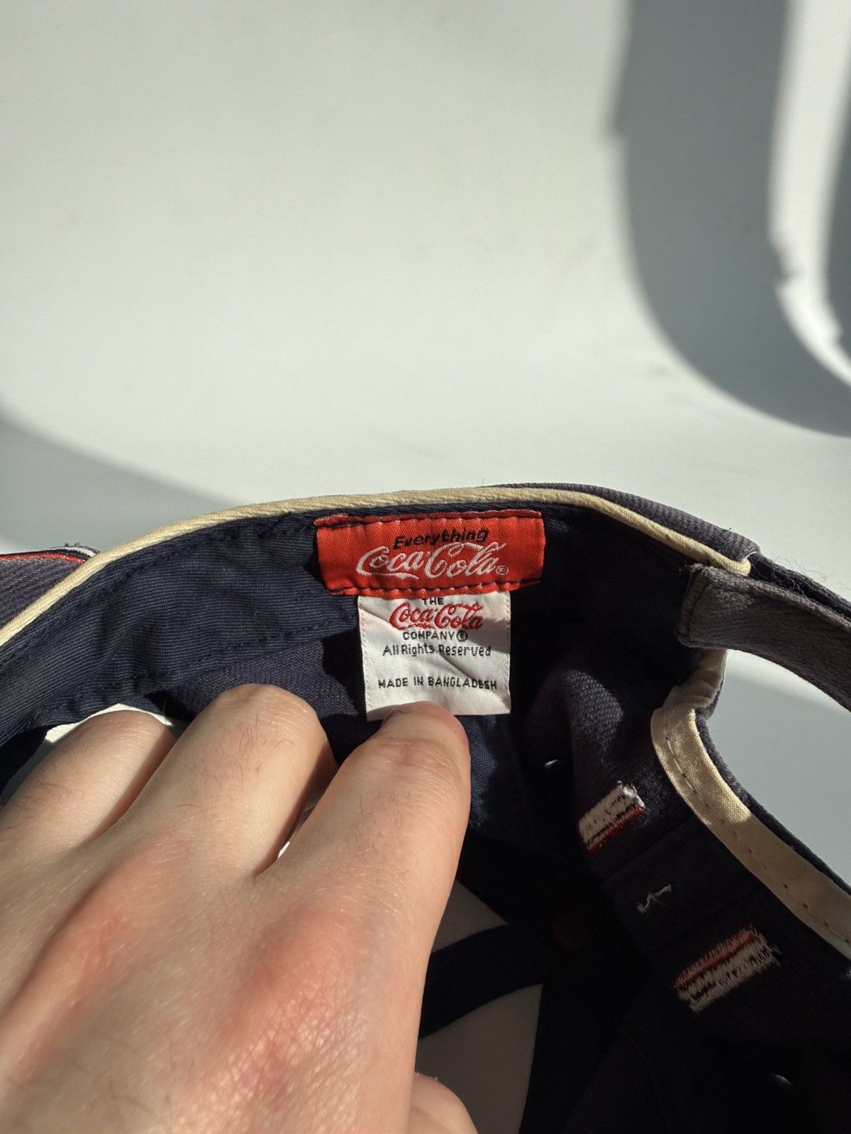 Coca Cola Coke Vintage 00s Big Logo Cap Size ONE SIZE - 8 Thumbnail