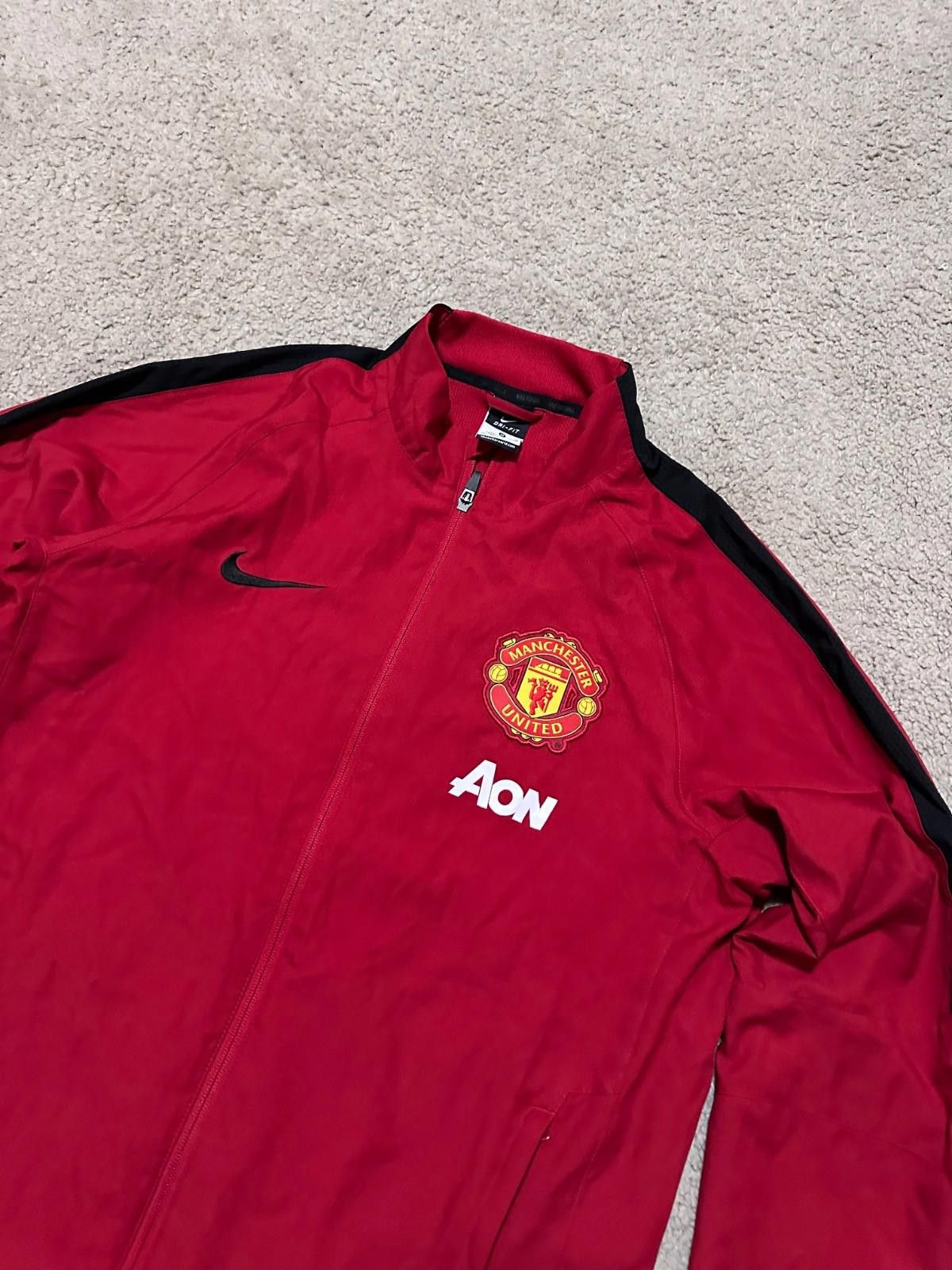 Nike 2014-15 Manchester United Nike Football Soccer Track Jacket Size US M / EU 48-50 / 2 - 4 Thumbnail