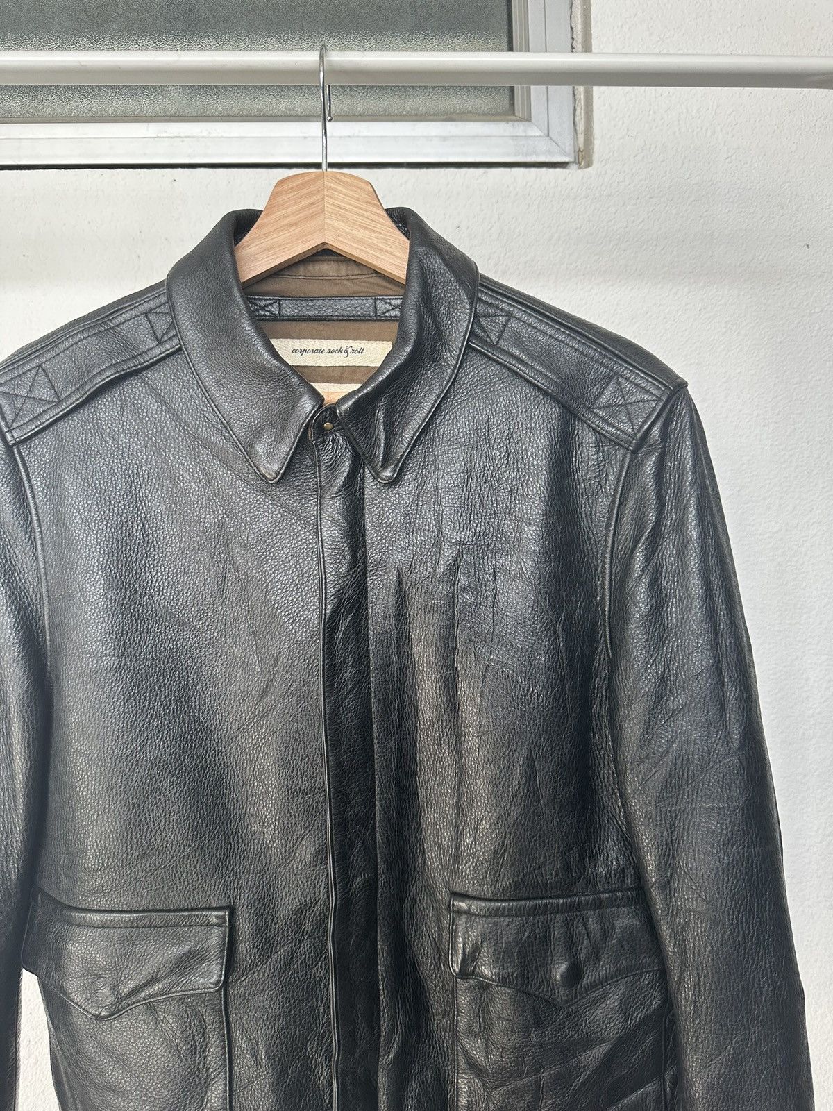 Japanese Brand × Vivastudio 🔥Rare🔥 Viva Studio Corporate Rock & Roll leather jacket Size US M / EU 48-50 / 2 - 16 Thumbnail