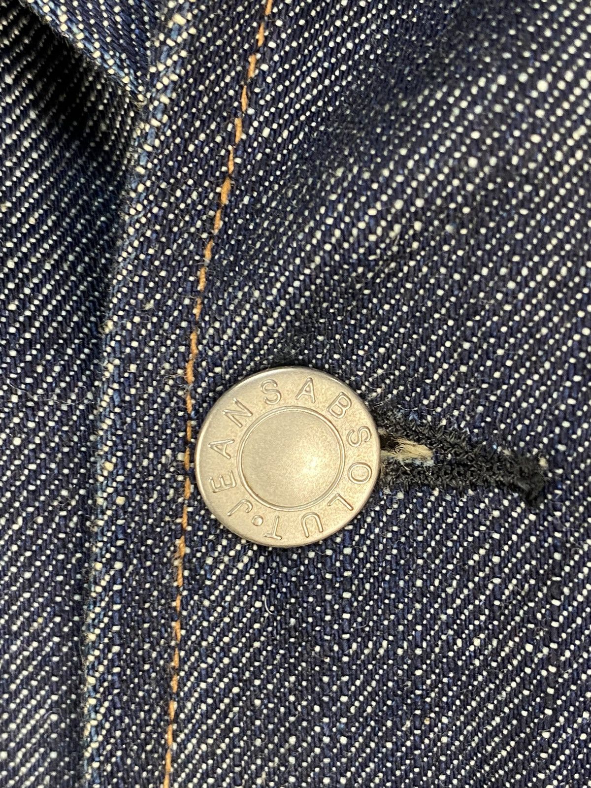 Japanese Brand Absolute Denim Jacket Size US XL / EU 56 / 4 - 6 Thumbnail
