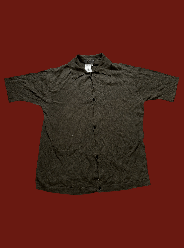 Yohji Yamamoto Yohji Yamamoto Knit Shirt Size US L / EU 52-54 / 3 - 1 Thumbnail
