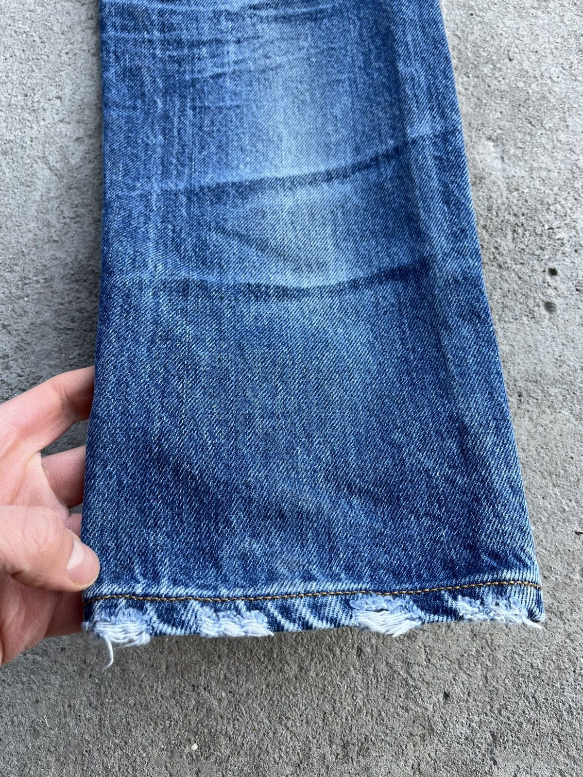 Vivienne Westwood Vivienne Westwood Rock N’ Roll Skinny Distressed Faded Jeans Size US 32 / EU 48 - 25 Thumbnail