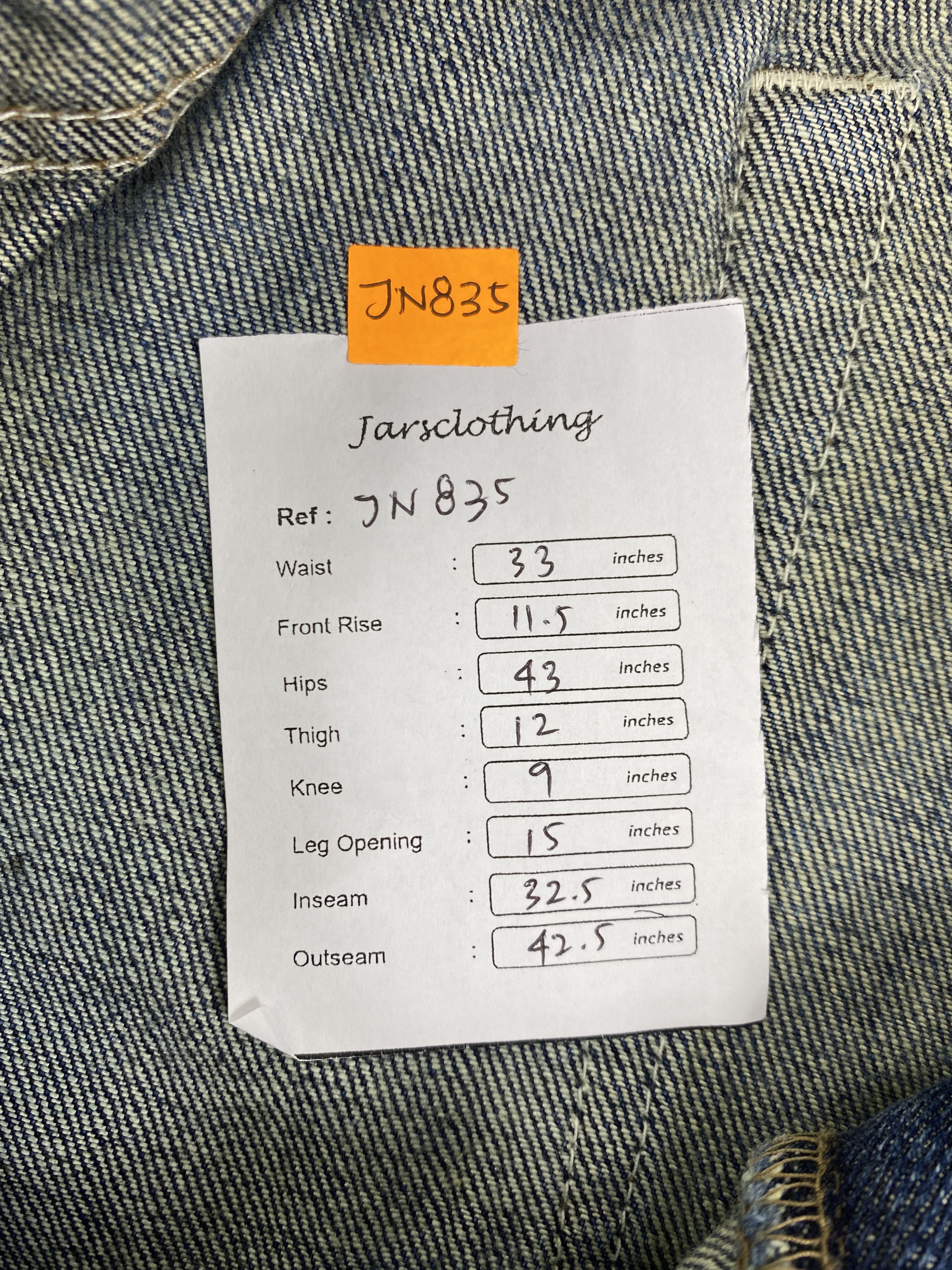 Levi's Dirty Blue Vintage Levi's 532 Denim 33x32.5 -JN835 Size US 33 - 8 Thumbnail