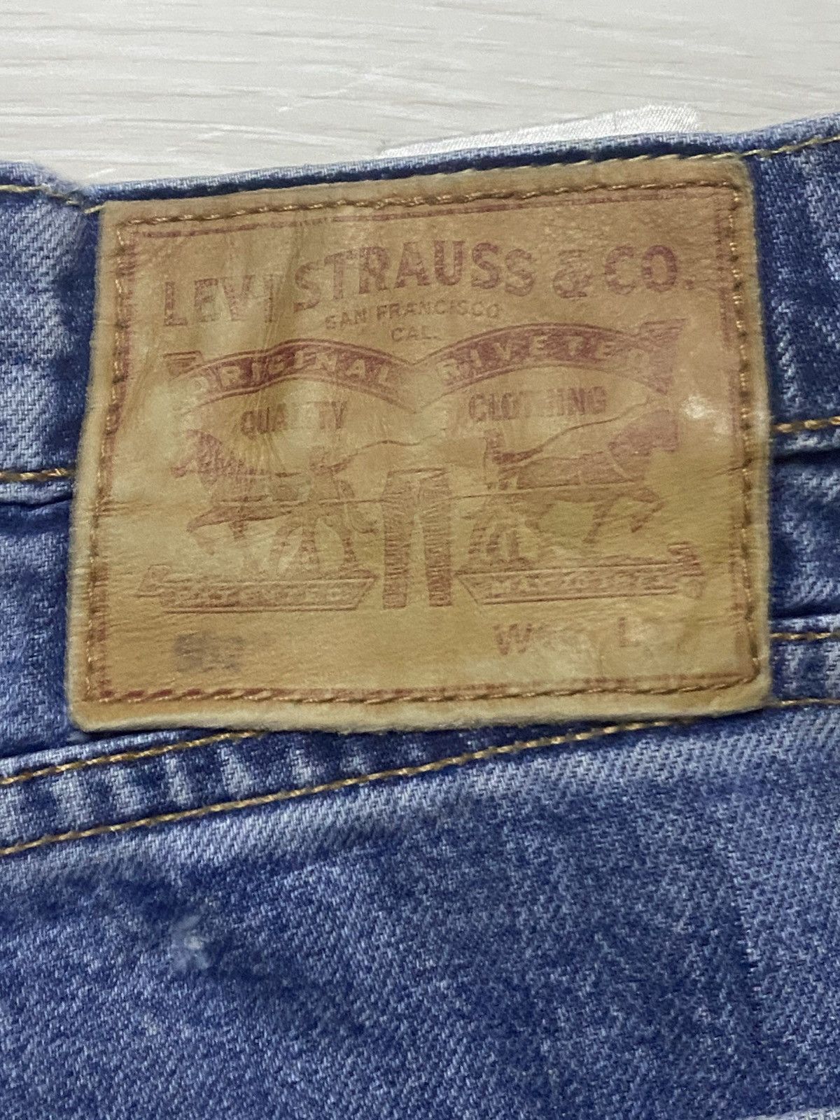 Levi's Vintage Levis 502 Y2K blue Wash Tappered Leg Jeans Size US 36 / EU 52 - 12 Thumbnail