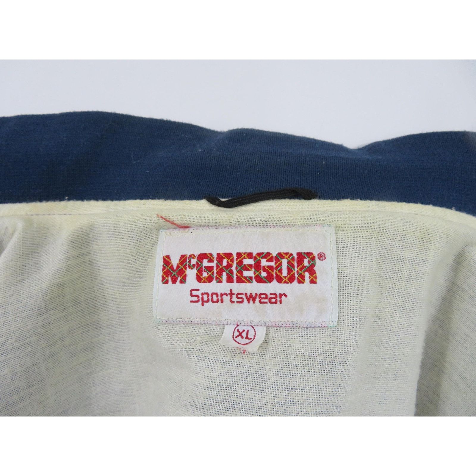 McGregor McGregor Baseball Bomber Fleece Lined Blue Jacket Sz L 1960s Size US L / EU 52-54 / 3 - 4 Thumbnail