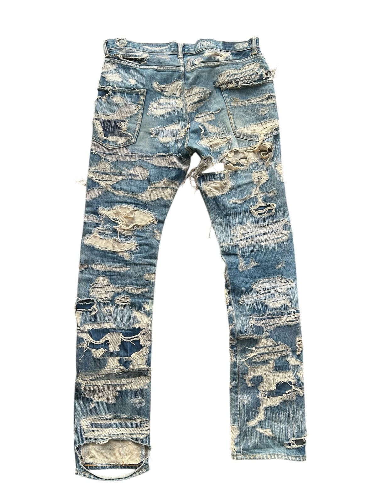 Undercover Undercover AW05 Arts&Crafts 85 Denim Jeans Size US 34 / EU 50 - 3 Thumbnail