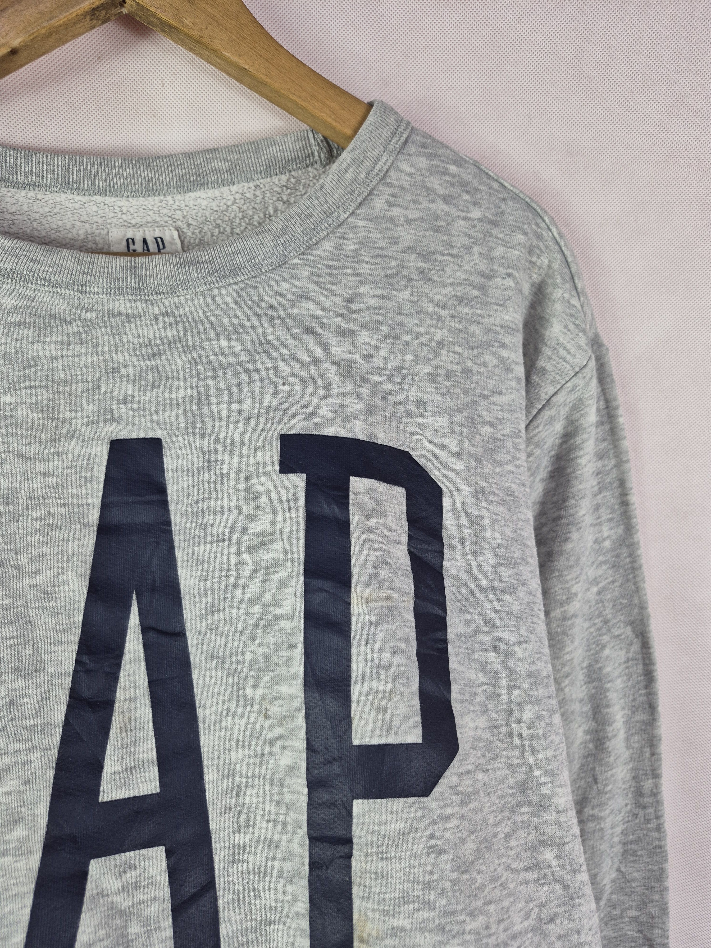 Gap 🔥 GAP Big Logo Spellout Sweatshirt Size US XL / EU 56 / 4 - 5 Thumbnail