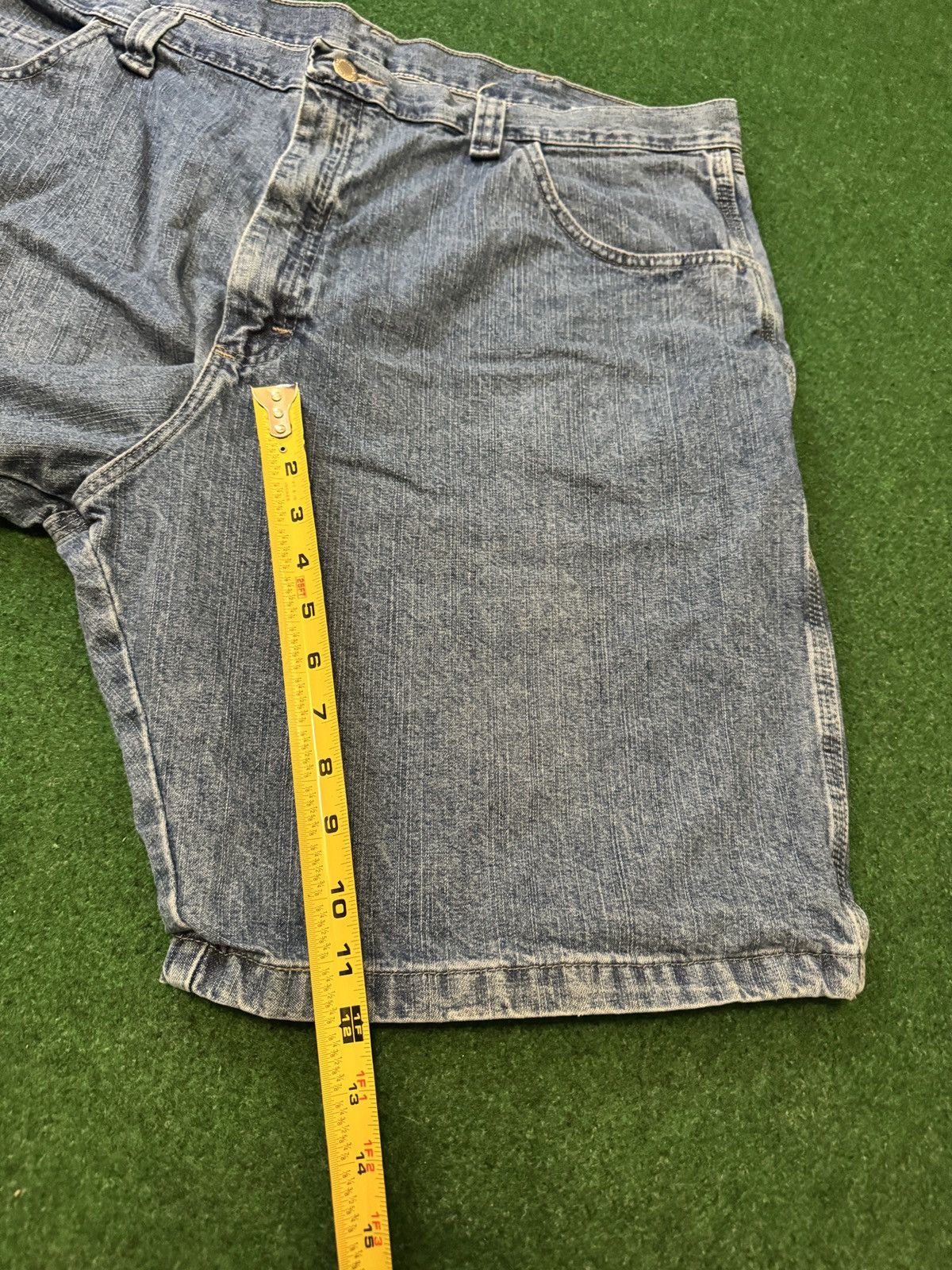 Wrangler Y2K Carpenter Baggy Wrangler Hip Hop Grunge Denim Shorts Size US 42 / EU 58 - 5 Thumbnail