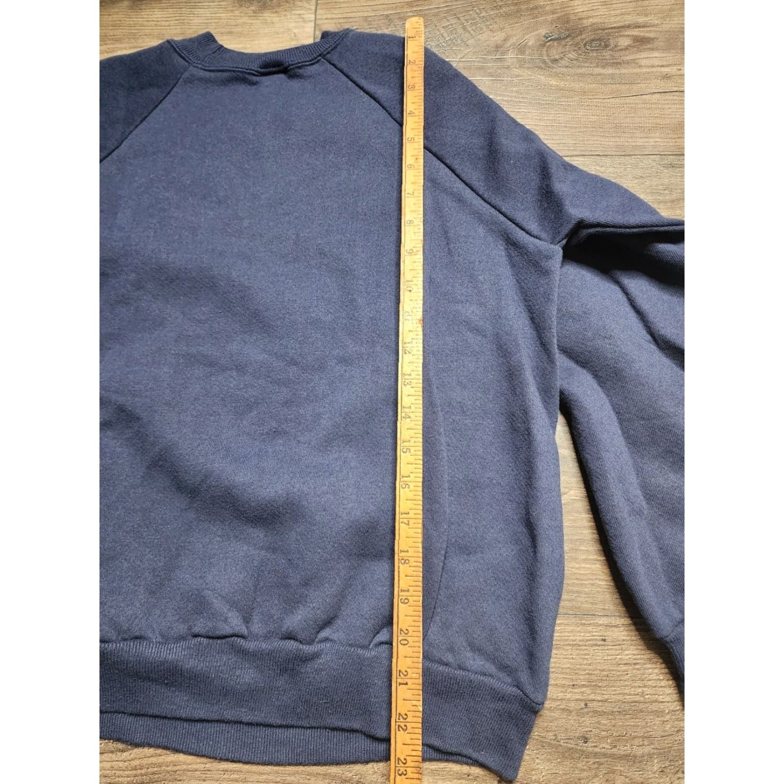 Hanes VINTAGE Hanes Her Way Blue Crewneck Sweatshirt Womens M Size M / US 6-8 / IT 42-44 - 2 Thumbnail