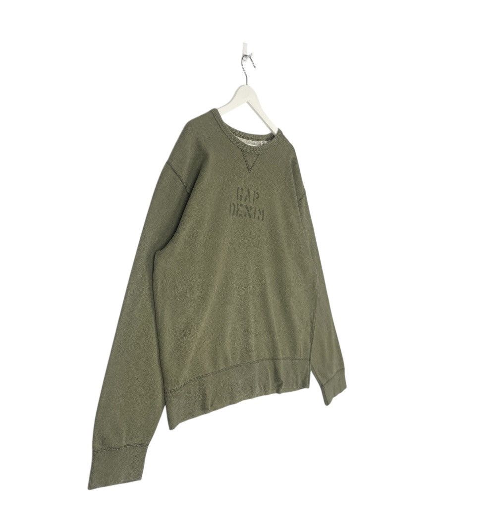 Designer × Vintage vintage Hoodie/sweater Gap denim Green military army Size US XXL / EU 58 / 5 - 3 Thumbnail