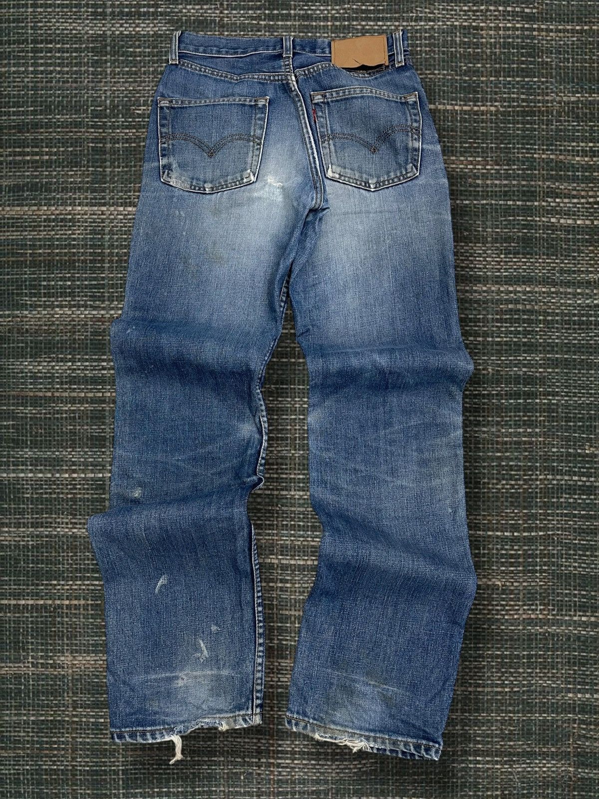 Levi's Vintage Clothing Vintage 1990s Original Designer Levis Distressed Denim Size US 26 / EU 42 - 11 Thumbnail