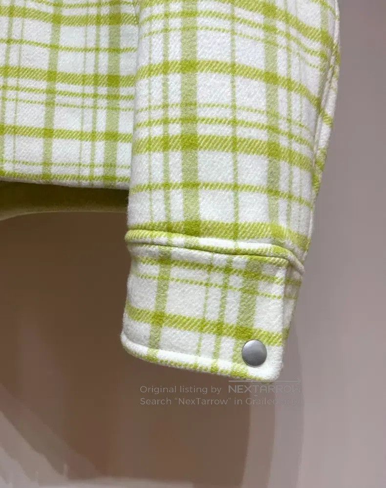 Dior Dior Apple green woollen tweed jacket Size XS / US 0-2 / IT 36-38 - 3 Thumbnail