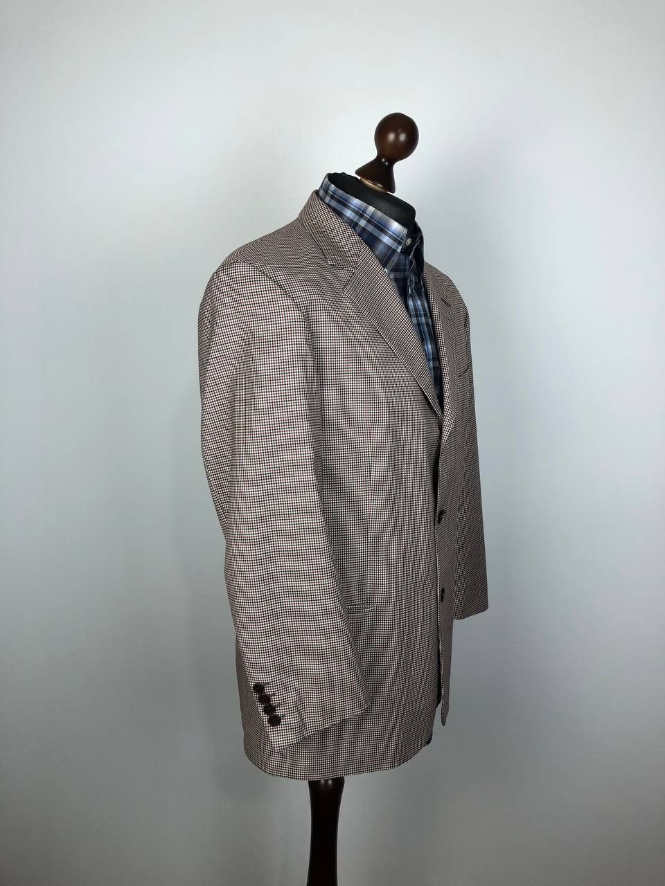 Hugo Boss HUGO BOSS Classic Wool Blazer Jacket Check Size 44R - 5 Thumbnail