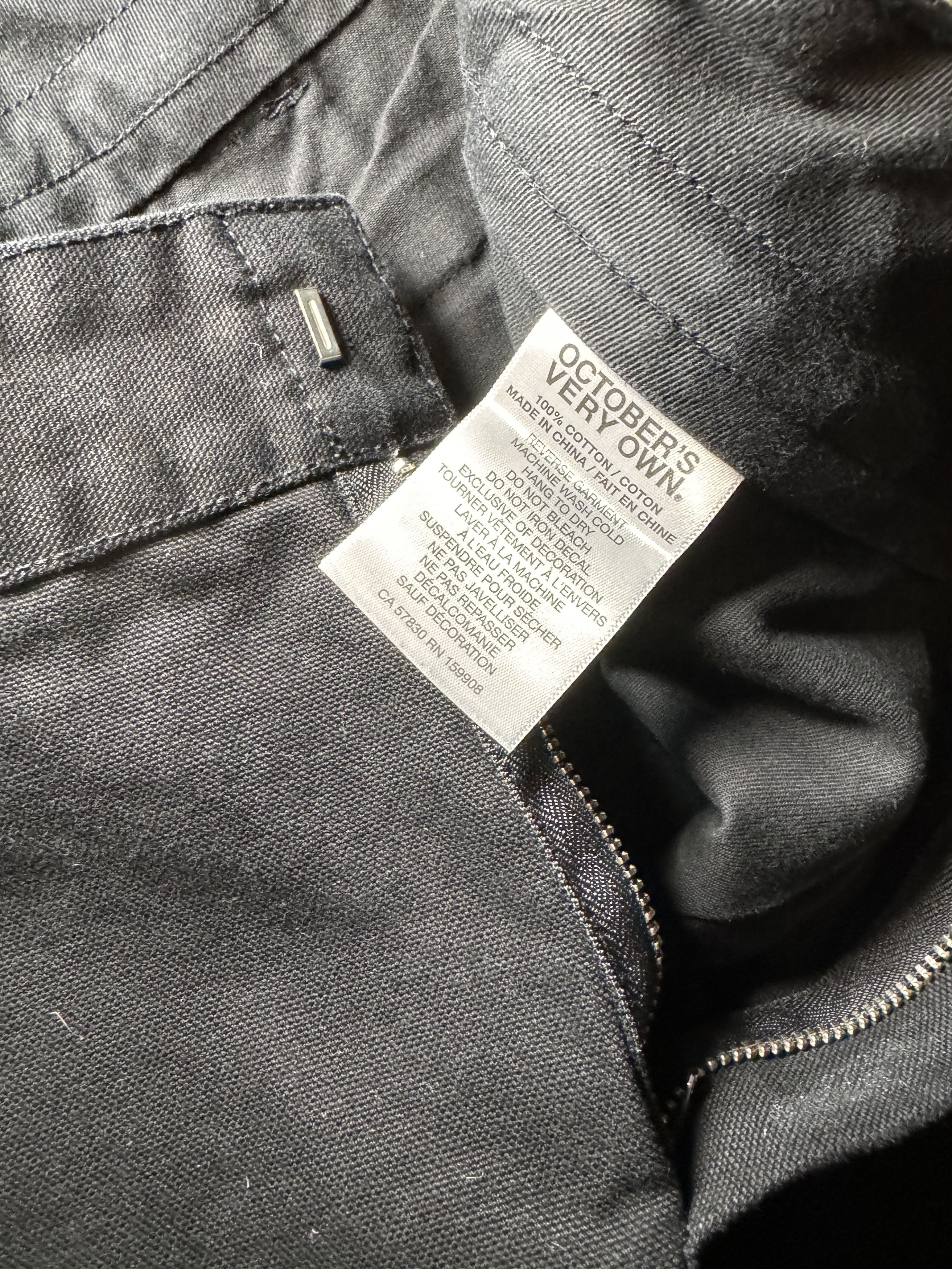 October's Very Own Octobers Very Own OVO Laugh Now Cry Later Black Chinos Size US 32 / EU 48 - 7 Thumbnail