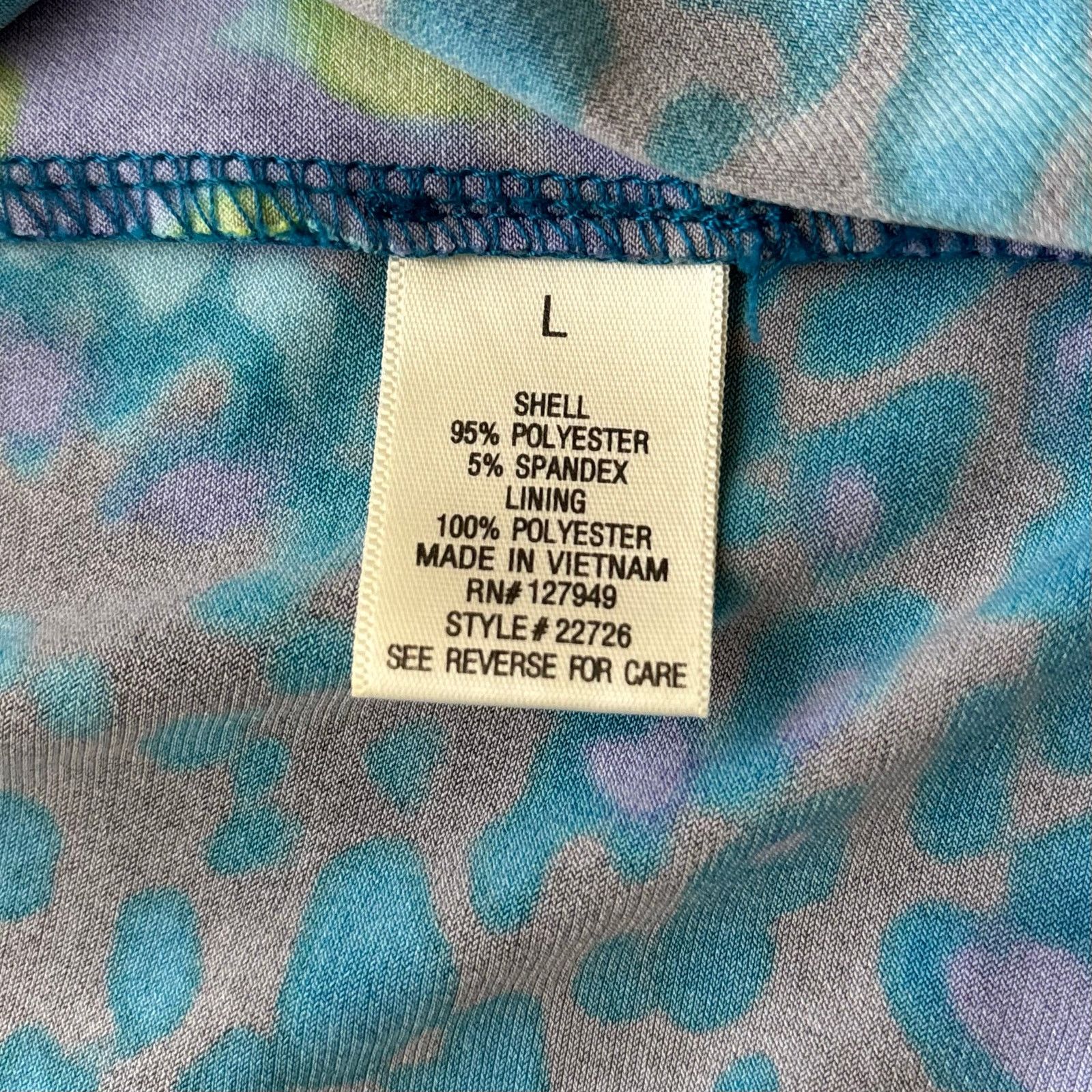 Other Emma & Michele Multicolor Watercolor Tie Dye Dress Size L Size L / US 10 / IT 46 - 10 Thumbnail