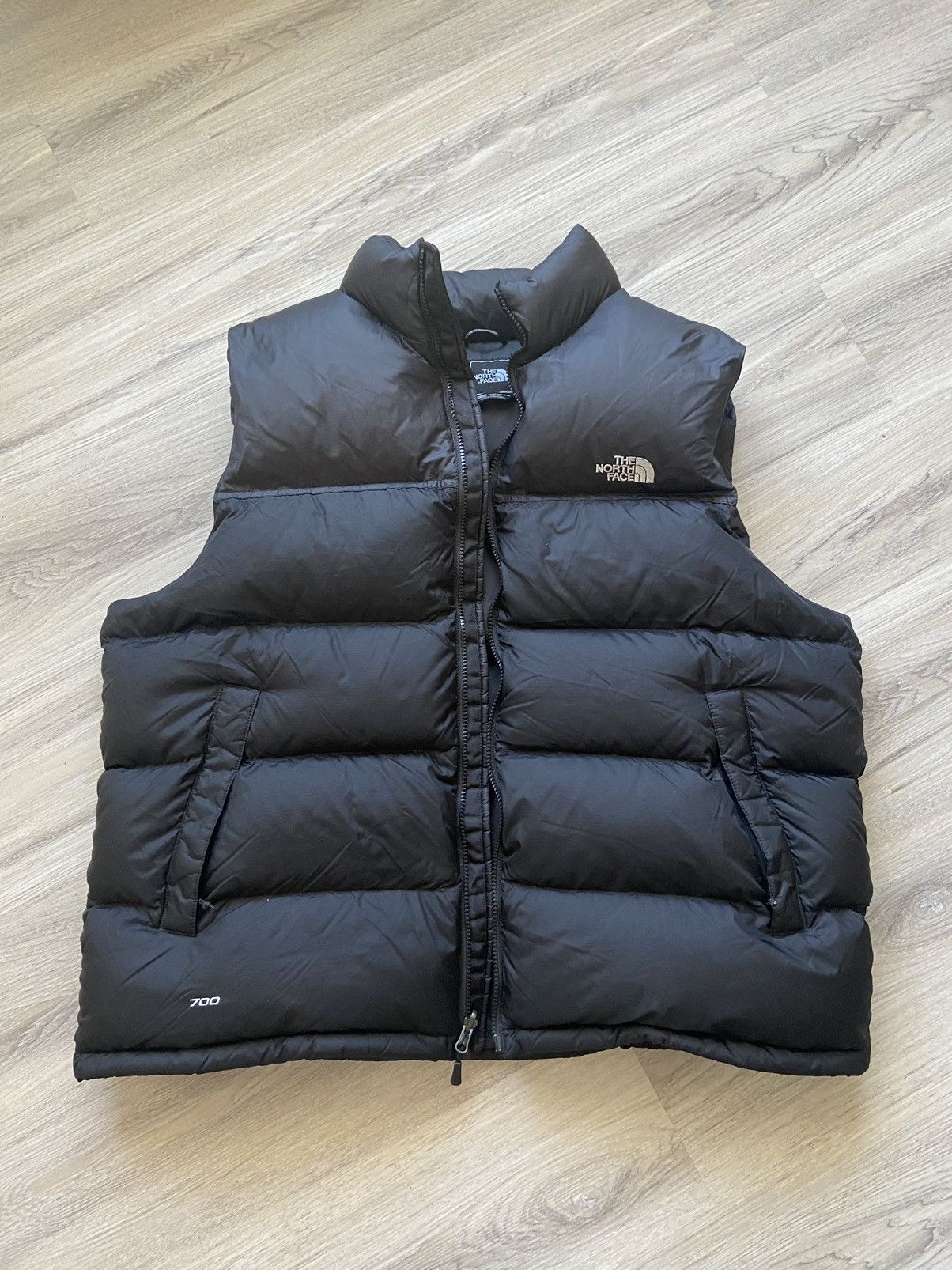 image of The North Face North Face Nuptse Down Vest 700 Series in Black, Men's (Size XL)