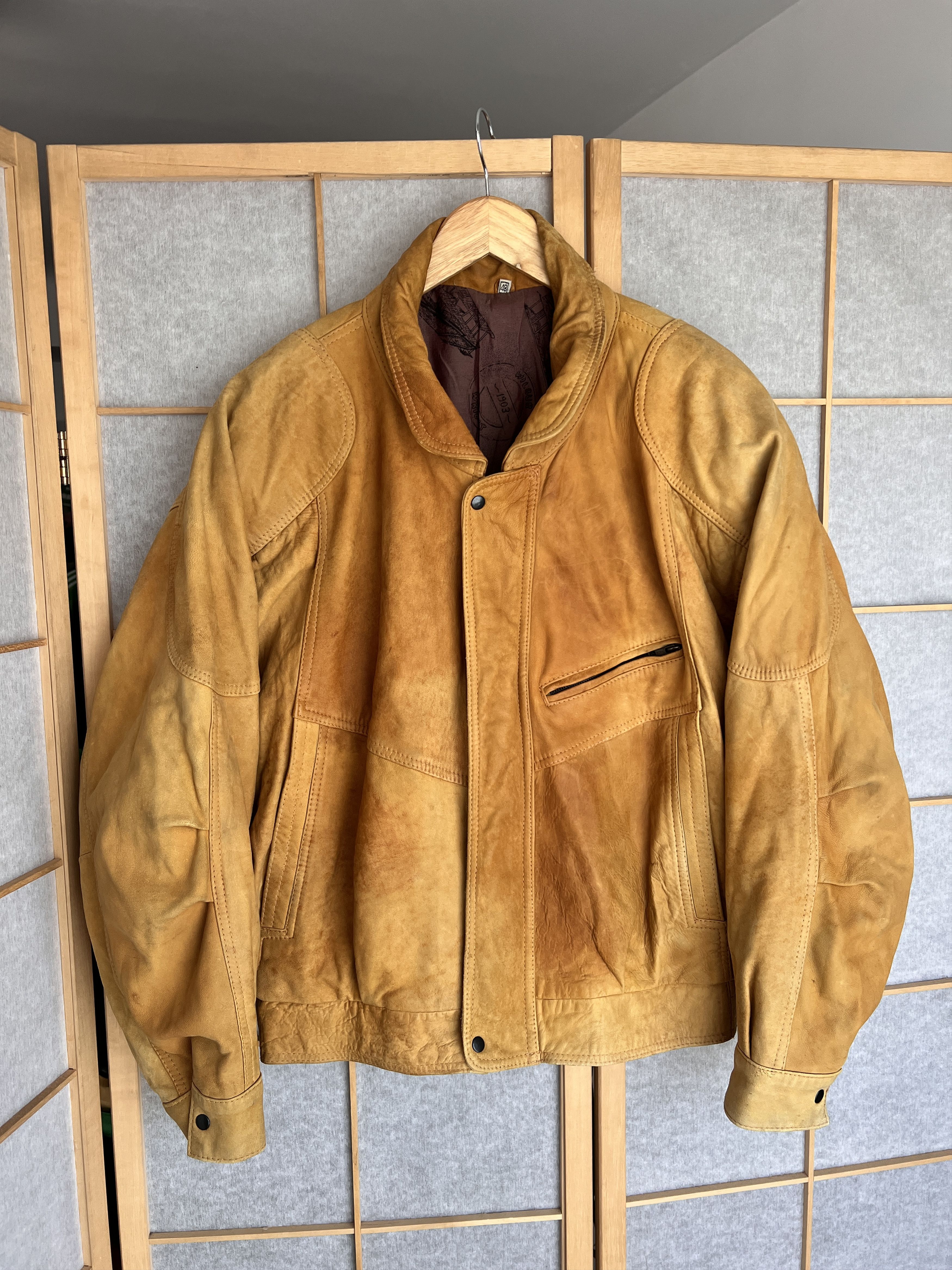 If Six Was Nine Vintage avant garde bomber leather jacket Vetements LGB vibe Size US M / EU 48-50 / 2 - 4 Thumbnail