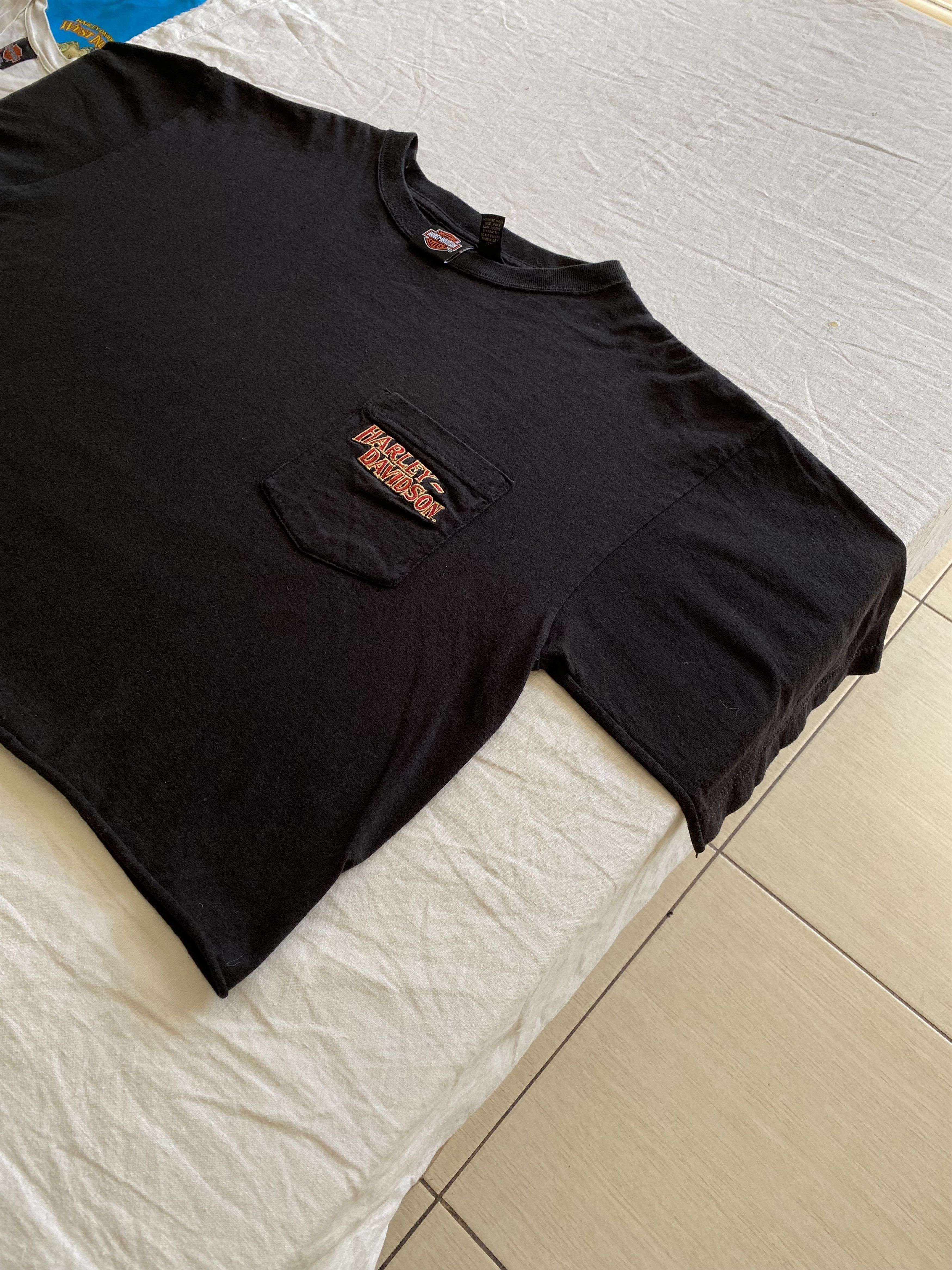 Harley Davidson Harley Davidson Vintage Crop Top Tee Size XL / US 12-14 / IT 48-50 - 13 Thumbnail