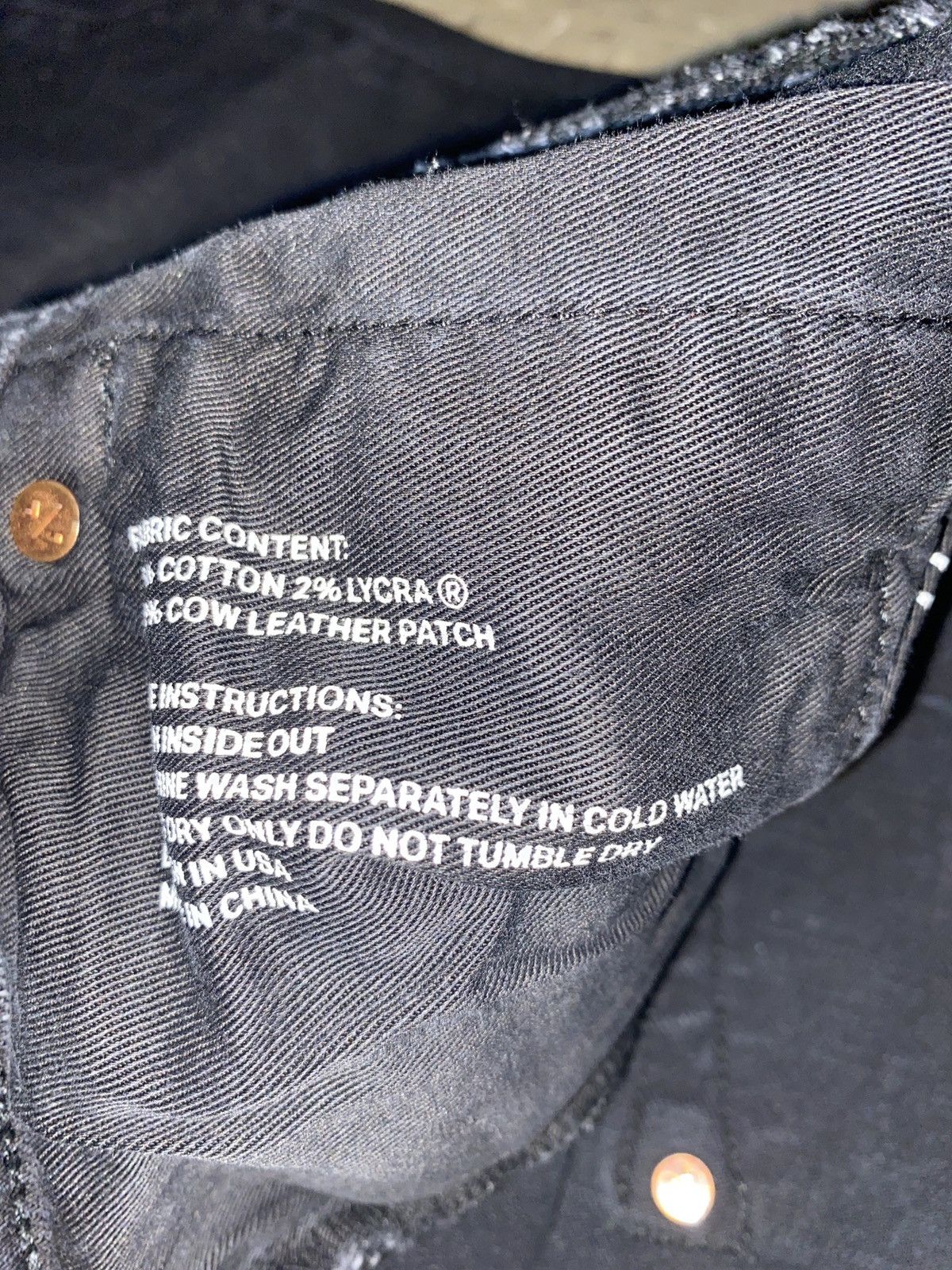Purple Brand Black purple jeans Size US 30 / EU 46 - 3 Thumbnail