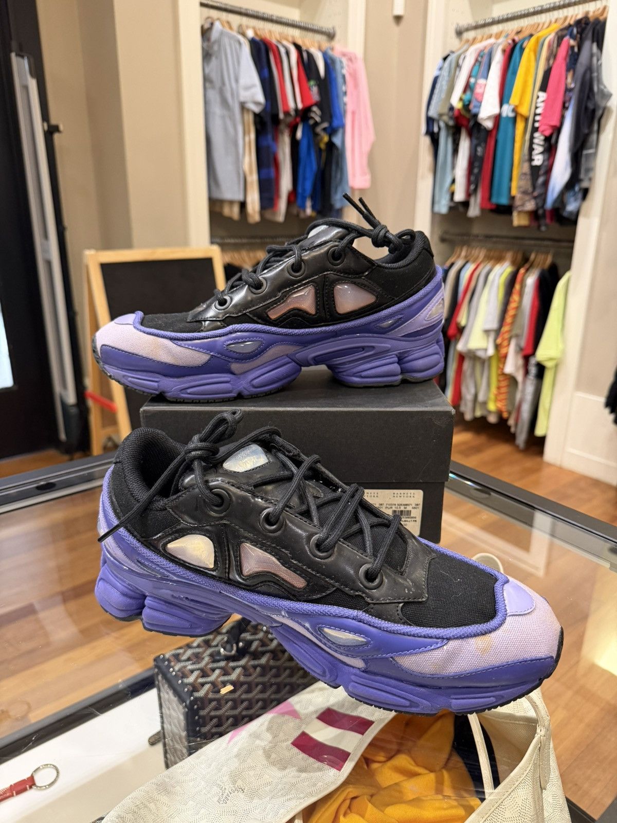 Adidas × Raf Simons Adidas x Raf Simmons Ozweego 3 ‘Purple Black’ Size US 10.5 / EU 43-44 - 3 Thumbnail