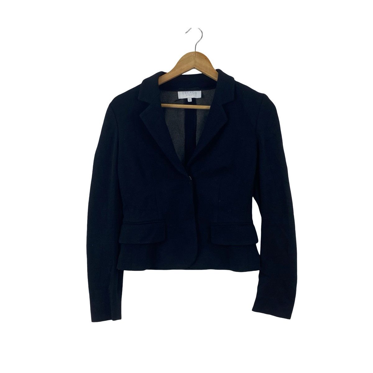 Escada ESCADA SPORT Cropped Blazer Jacket Minimal Tailored Formal Size XS / US 0-2 / IT 36-38 - 1 Thumbnail