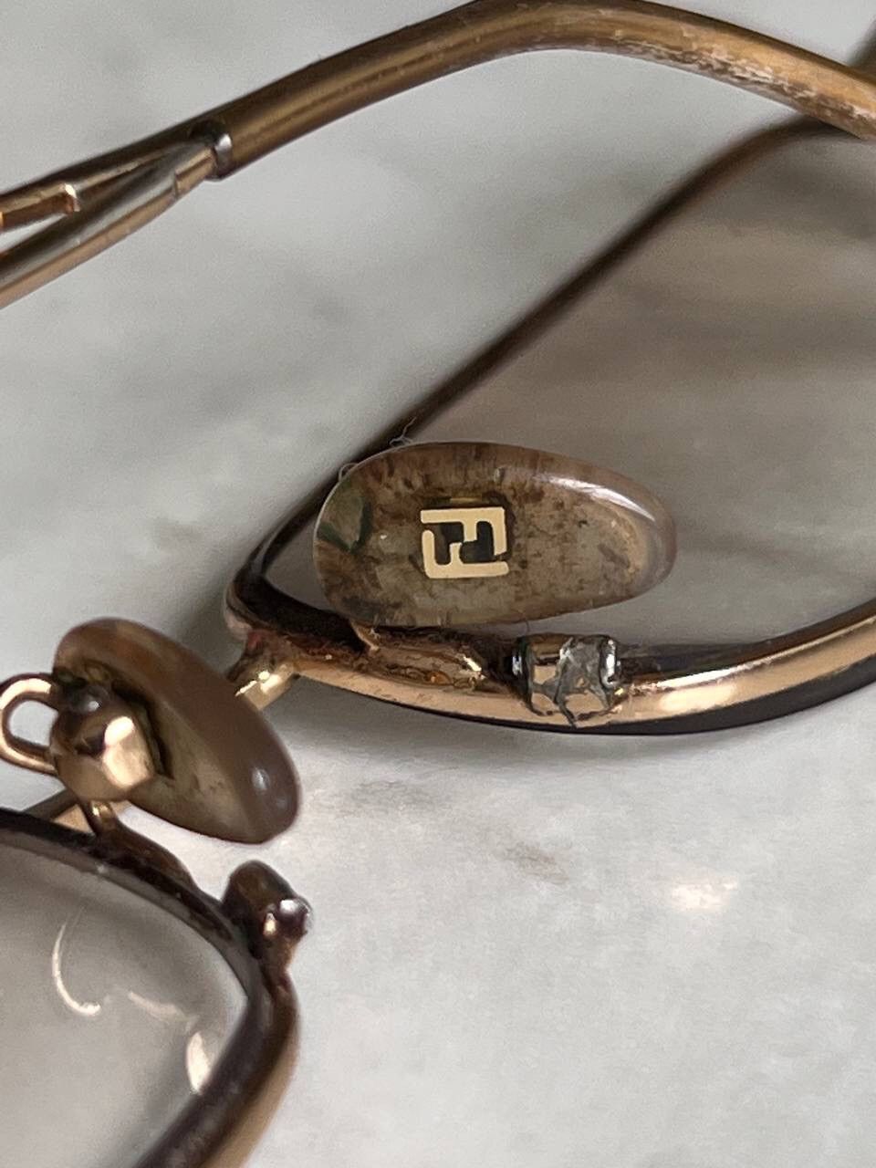 Fendi × Vintage Archive 1990’s Fendi Logo F eyeglasses Vintage Frame Size ONE SIZE - 11 Thumbnail