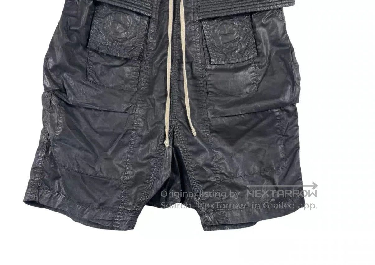 Rick Owens Black Cargo Shorts with Belt Detail. Size US 30 / EU 46 - 4 Thumbnail