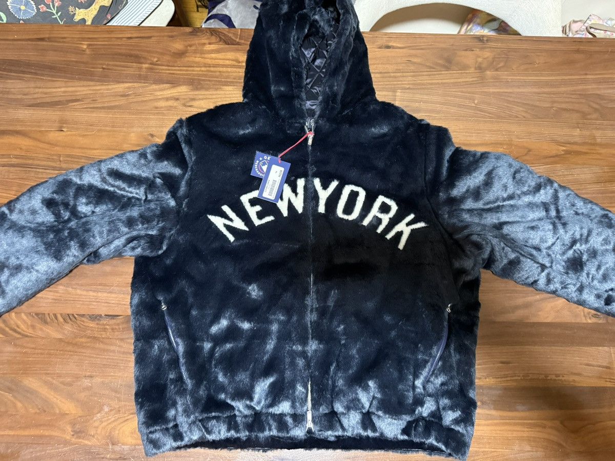Kith × New York Yankees Kith for the NY Yankees Faux Fur Jacquard Jaysen Hoodie XL Size US XL / EU 56 / 4 - 9 Thumbnail
