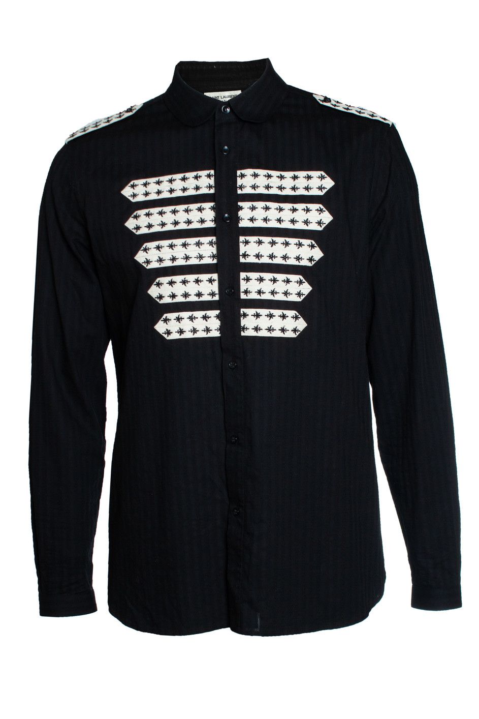 Saint Laurent Paris Saint Laurent, Striped officer shirt 2019 Size US L / EU 52-54 / 3 - 1 Thumbnail