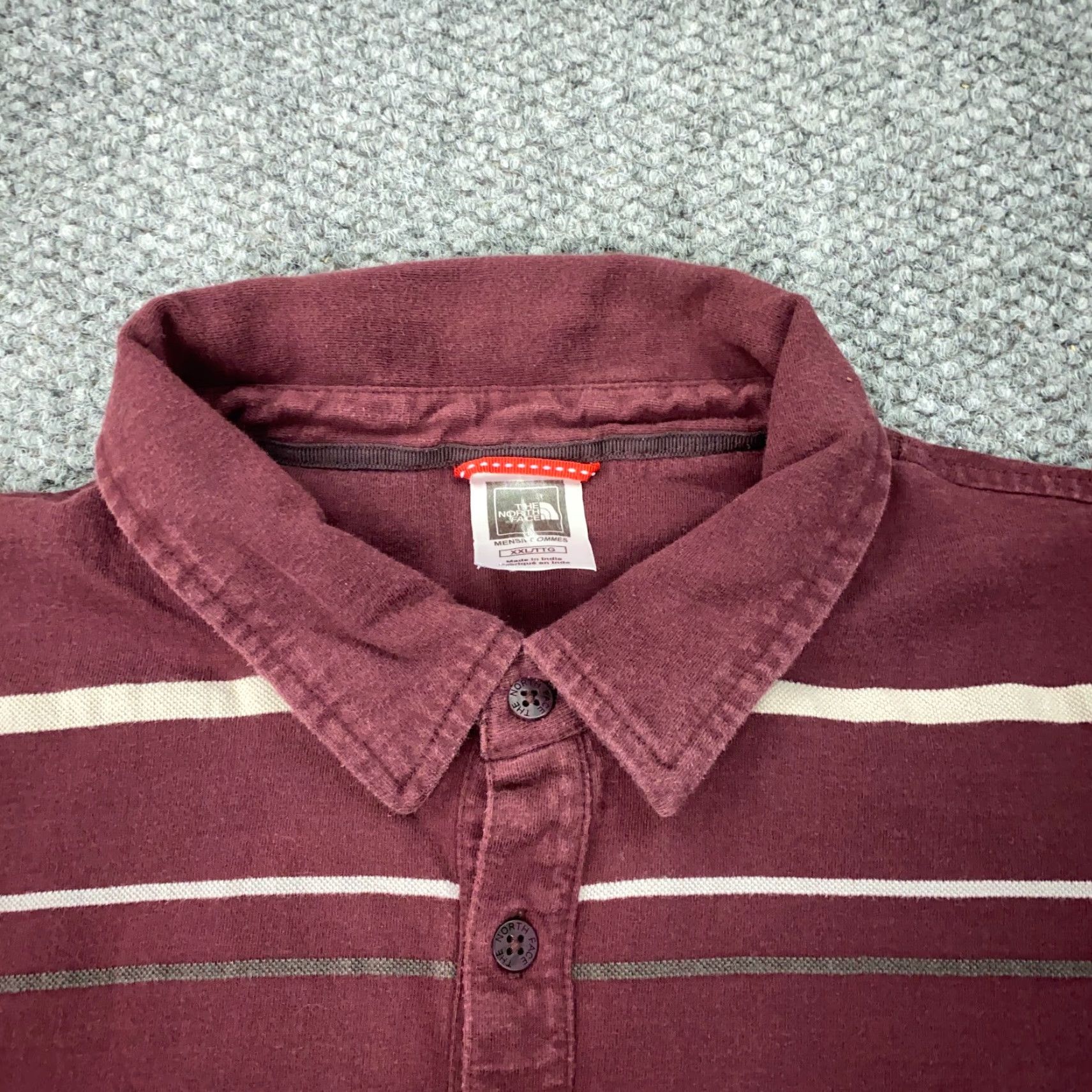 The North Face Vintage North Face Men’s Rugby Polo Shirt XXL Red Striped 90s Outdoor Preppy Size US XXL / EU 58 / 5 - 3 Thumbnail