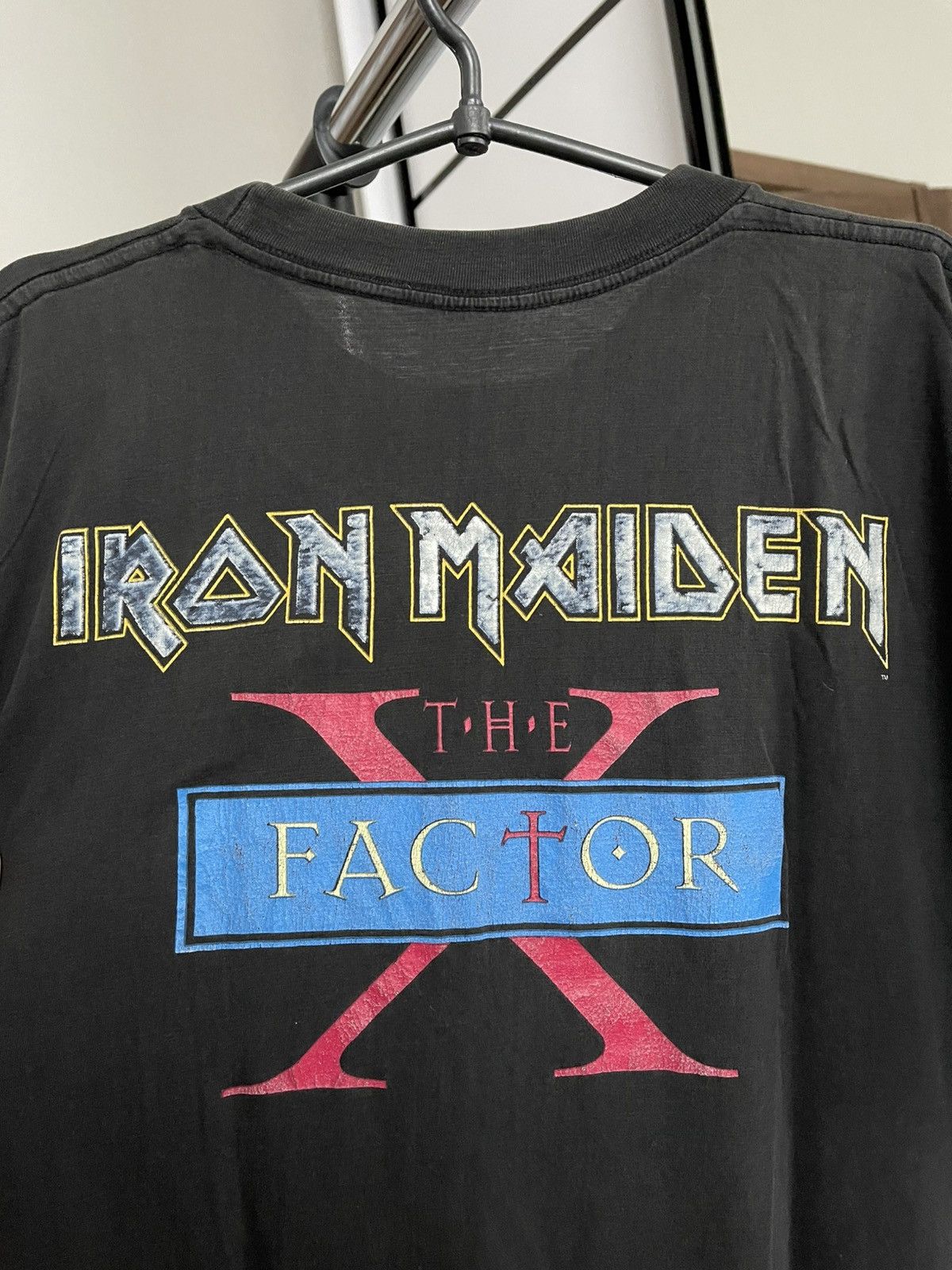 Band Tees 1995 Iron Maiden The X Factor Vintage Rock Band T-Shirt Tee Size US XL / EU 56 / 4 - 10 Thumbnail