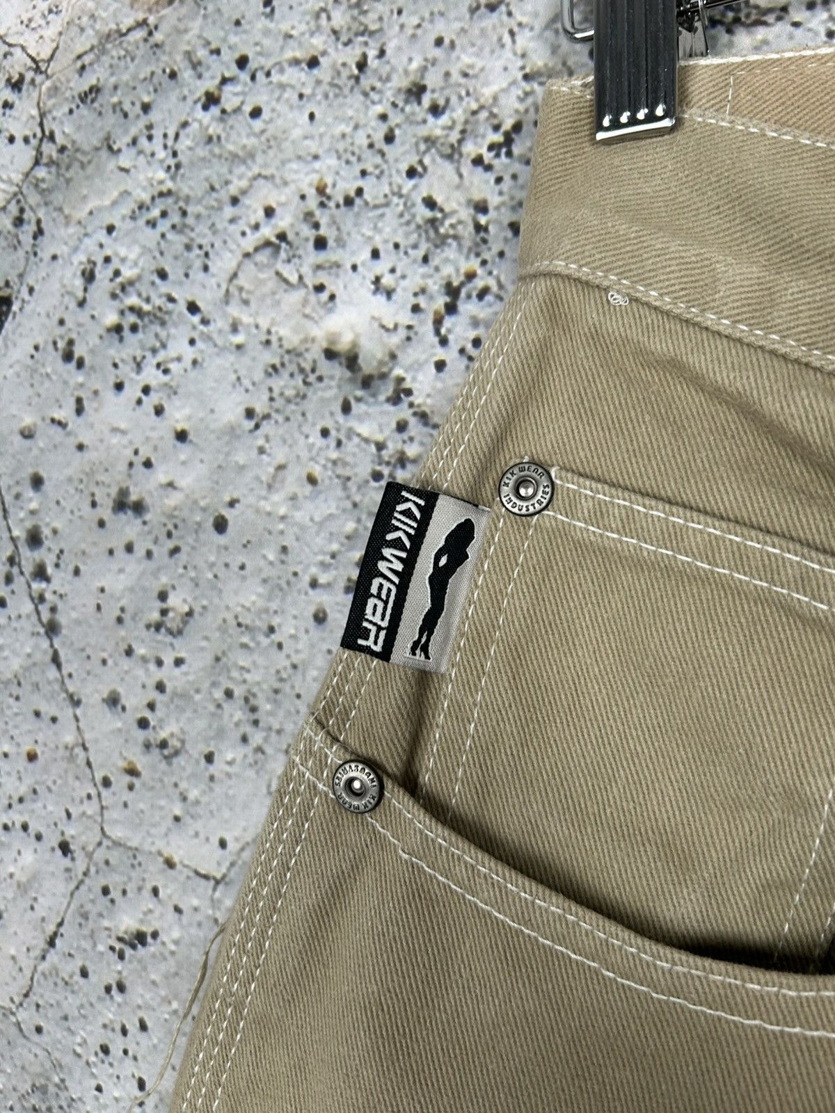 Vintage Vintage Kik Wear Super Wide Leg Baggy Pants Rate 90s Rap Size US 28 / EU 44 - 6 Thumbnail