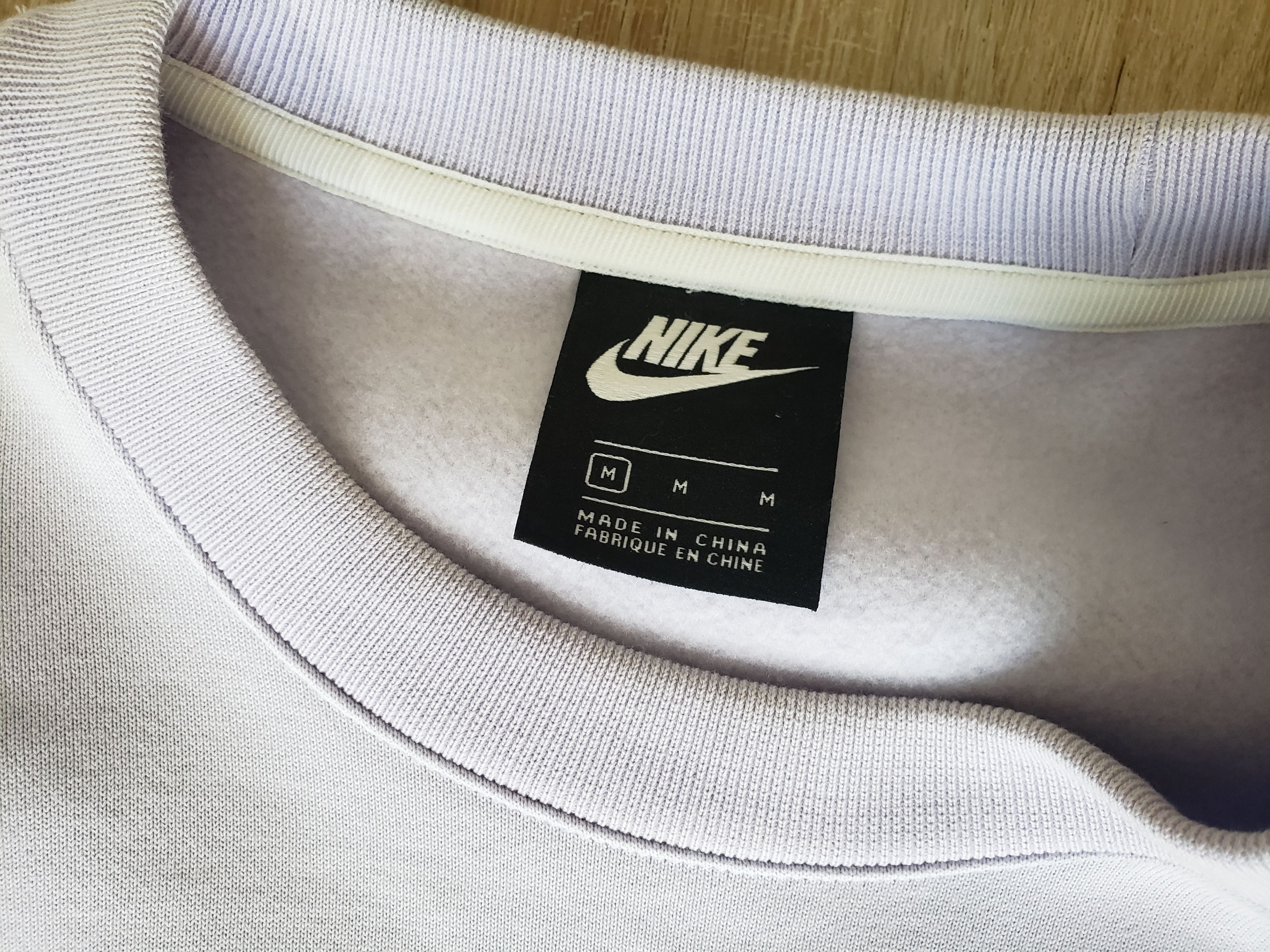 Nike Nike Just Do It Heavyweight Crew Sweat Lavender Mist & White Size US M / EU 48-50 / 2 - 4 Thumbnail