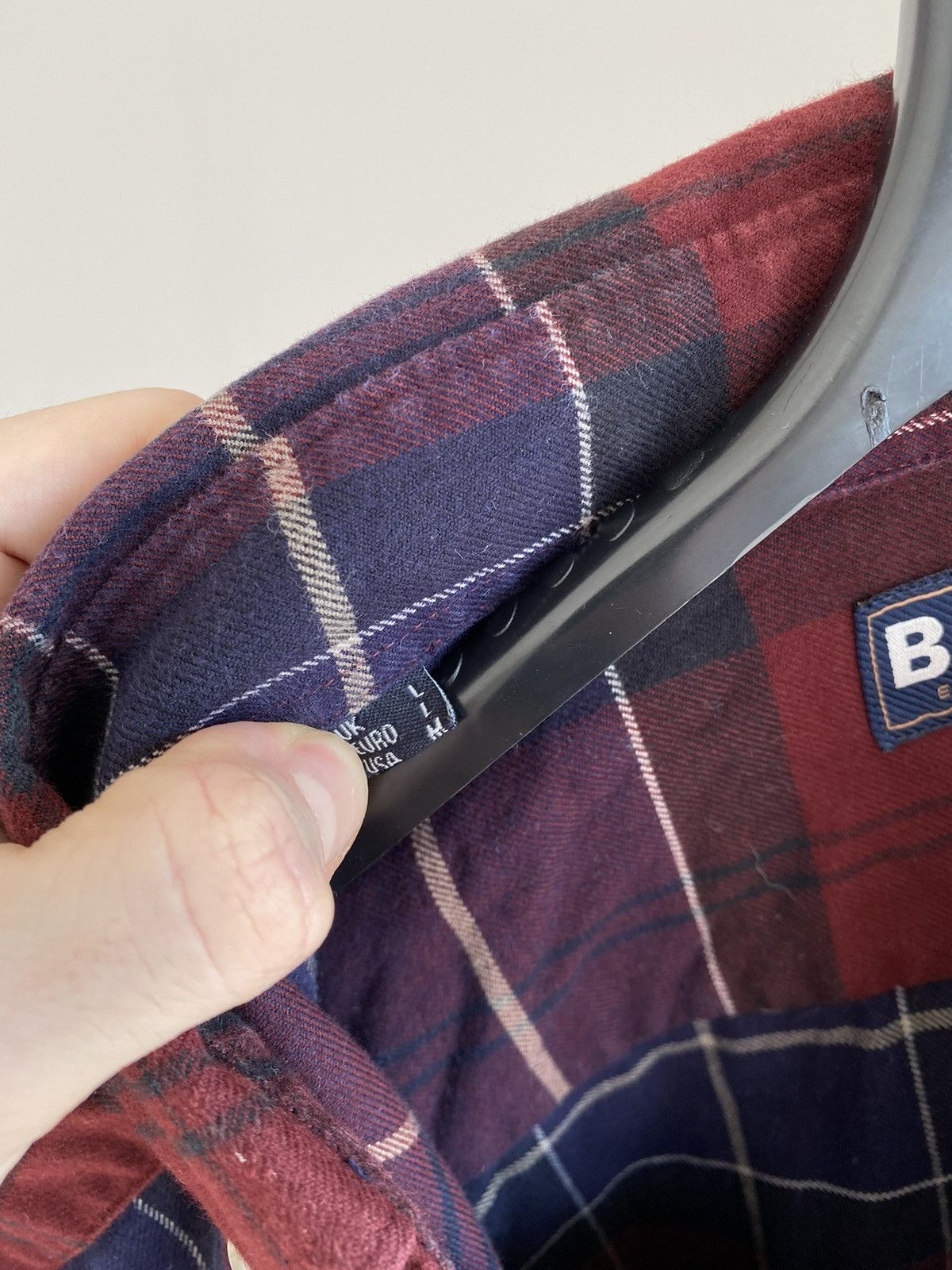 Barbour Barbour Flannel Checkered Shirt Size US L / EU 52-54 / 3 - 5 Thumbnail
