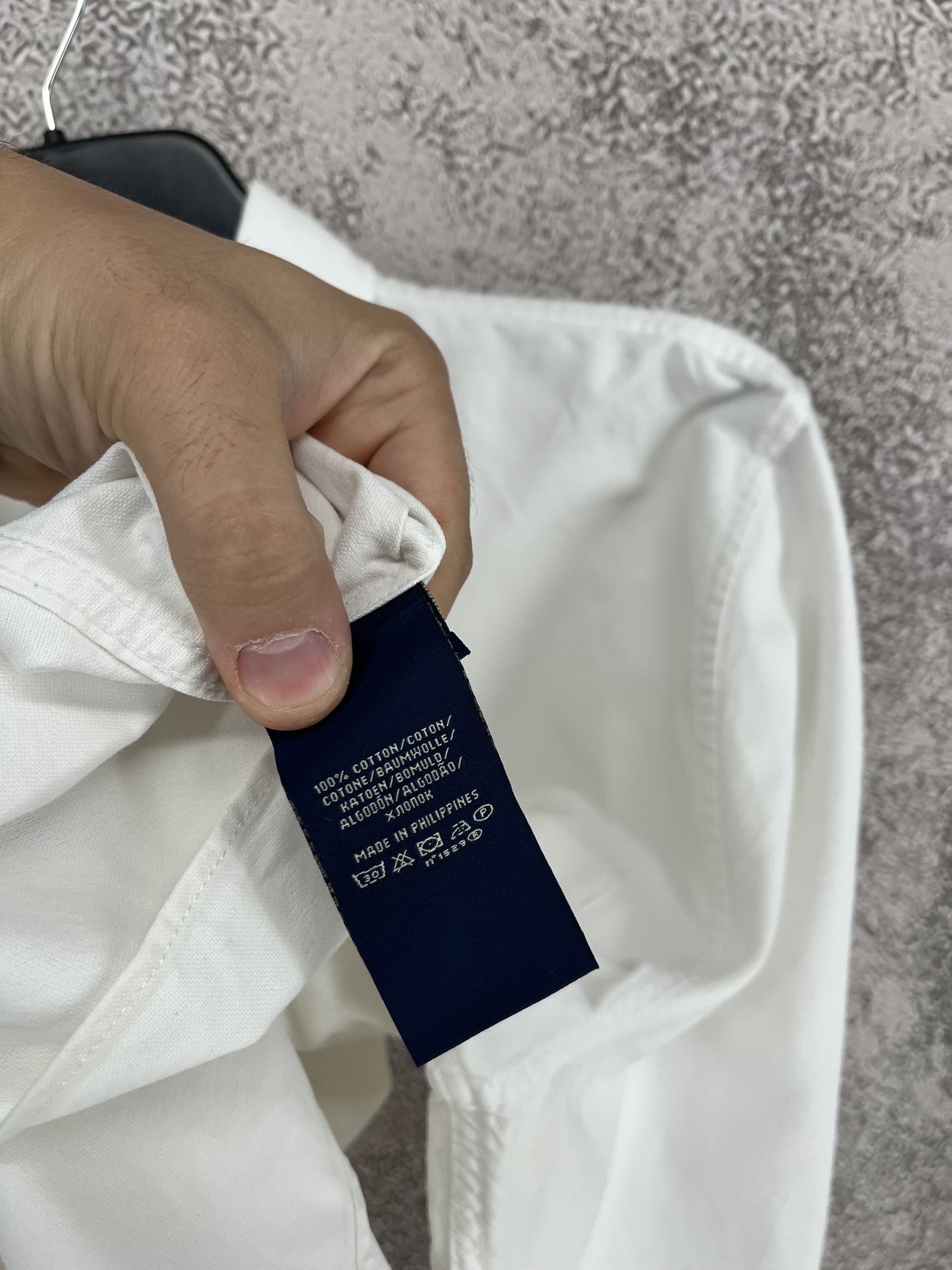 Polo Ralph Lauren Men's Jeans Company Shirt Formal Cotton Casual White Size-XL Size US XL / EU 56 / 4 - 9 Thumbnail