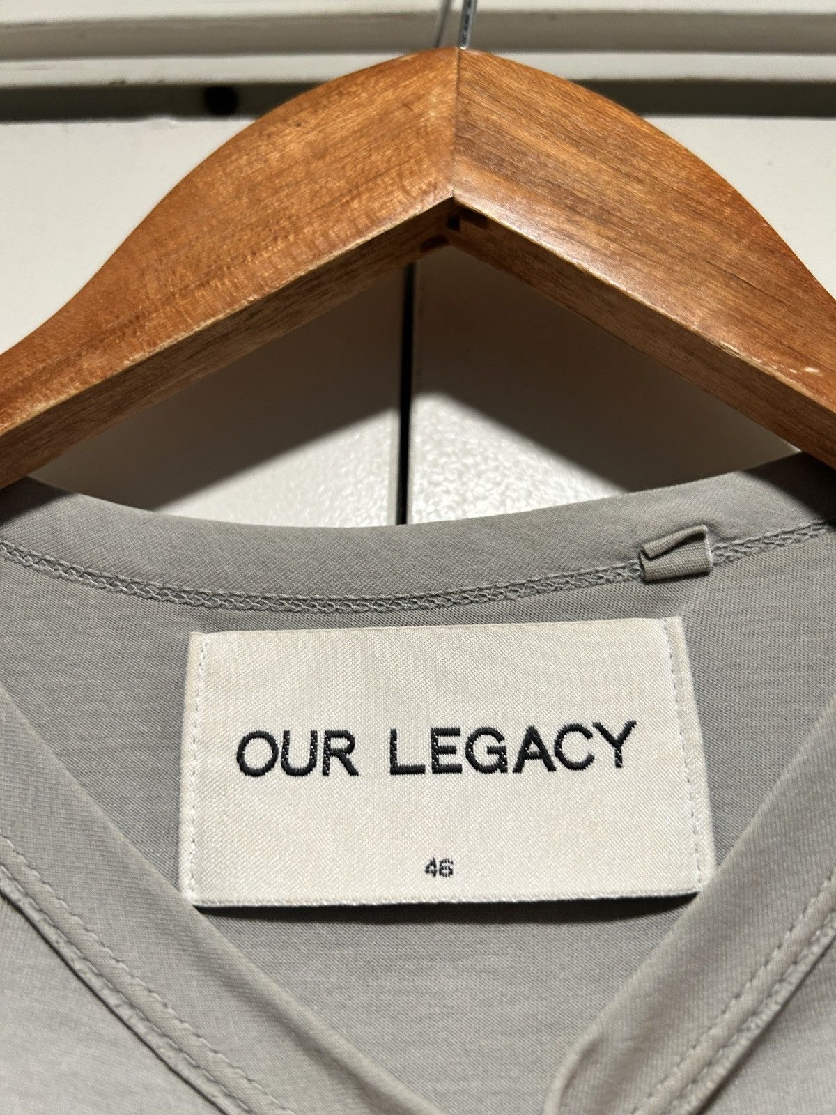 Our Legacy Our legacy charcoal grey s/s 14 tee Size US S / EU 44-46 / 1 - 2 Thumbnail