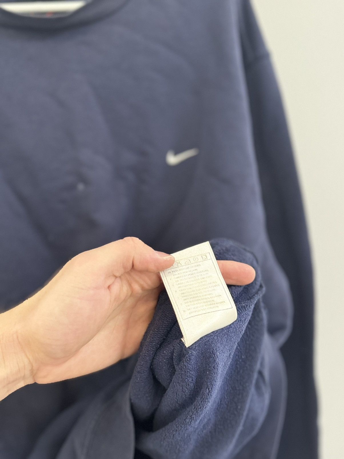 Nike × Vintage Vintage Nike Mini Swoosh Sweatshirt Crewneck Trash Size US M / EU 48-50 / 2 - 6 Thumbnail