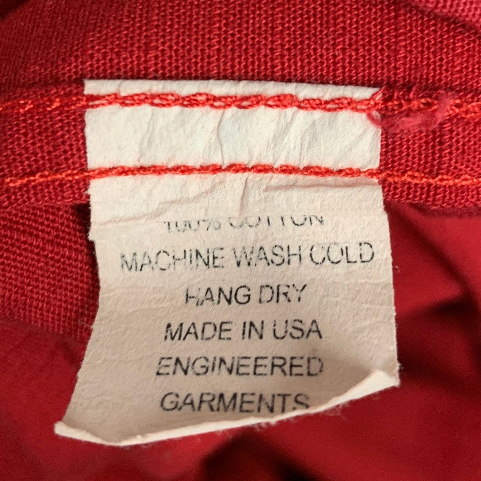 Engineered Garments ENGINEERED GARMENTS Size M Red Cotton Shirt Jacket Size US M / EU 48-50 / 2 - 11 Thumbnail