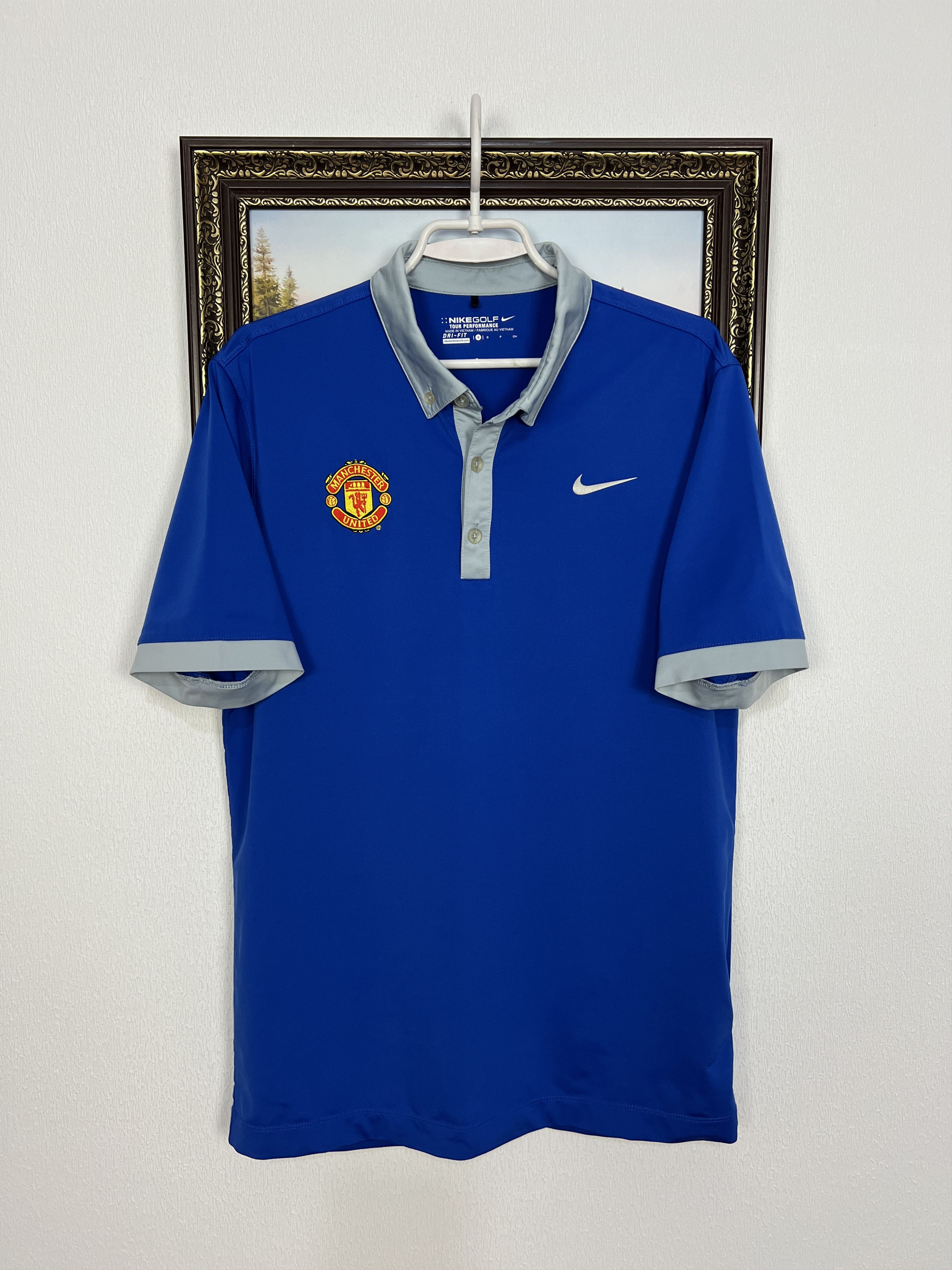 Nike Vintage Manchester United Golf Football Polo Soccer Jersey Size US S / EU 44-46 / 1 - 1 Thumbnail