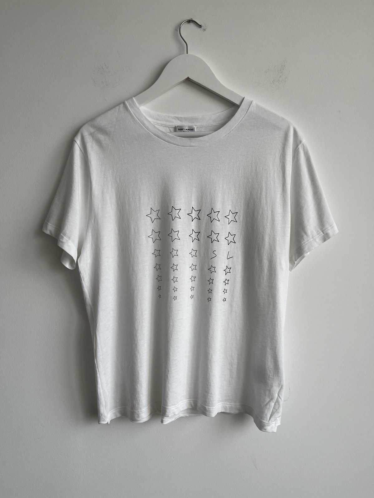 Saint Laurent Paris Star T-shirt Size US L / EU 52-54 / 3 - 3 Thumbnail