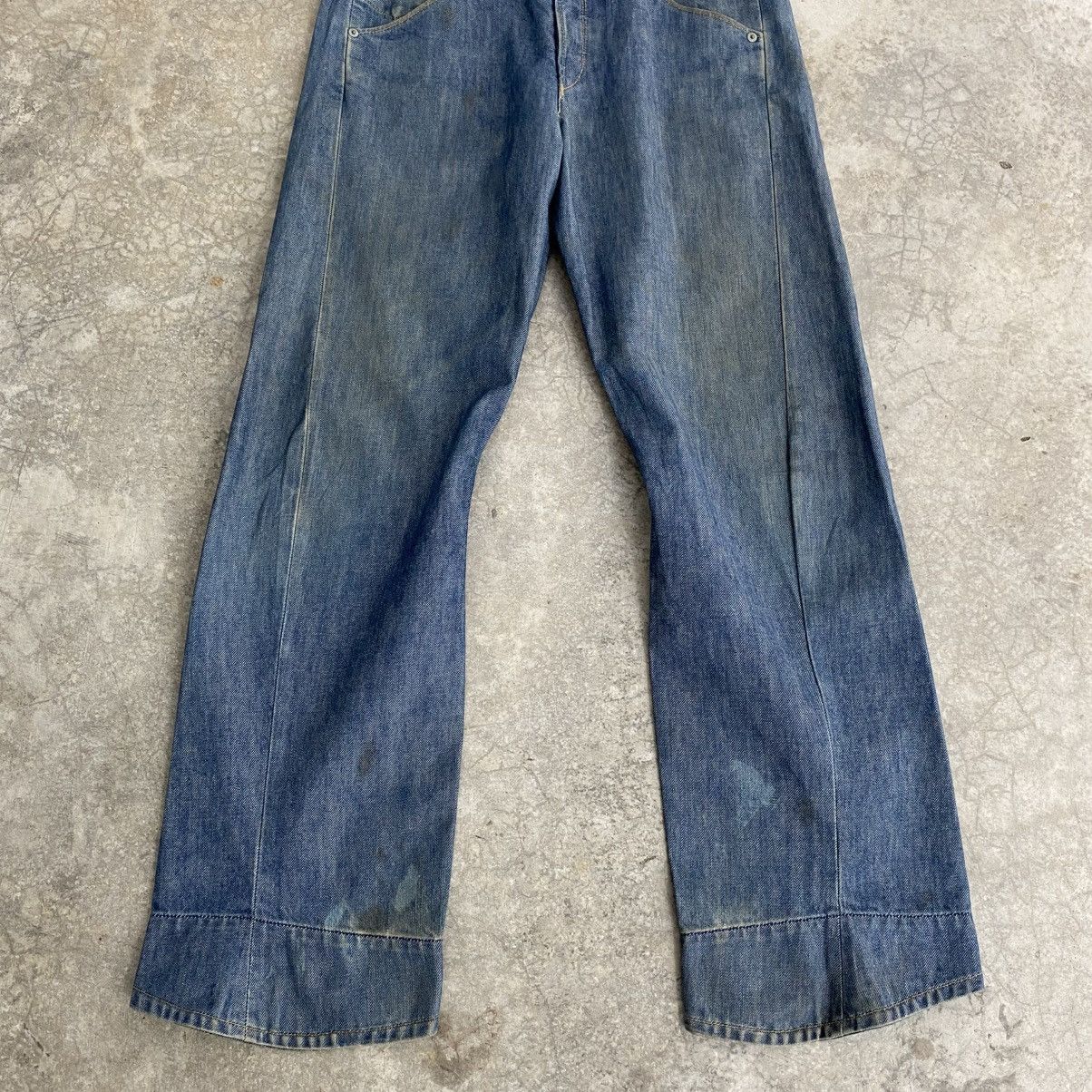 Levi's Vintage Levis Engineered Twisted Leg Relaxed Denim Jeans Size US 33 - 3 Thumbnail