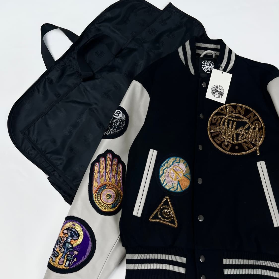 Dries Van Noten Stussy x Dries Van Noten Varsity Jacket | Grailed