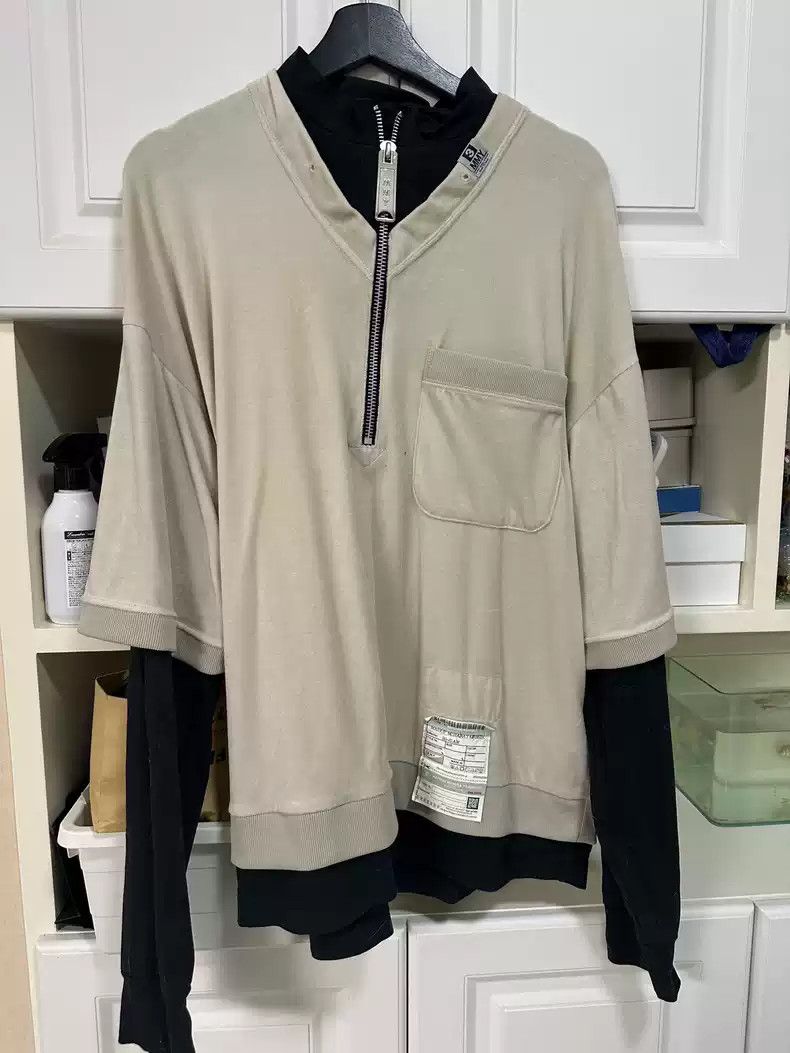 Mihara Yasuhiro fake two sweaters