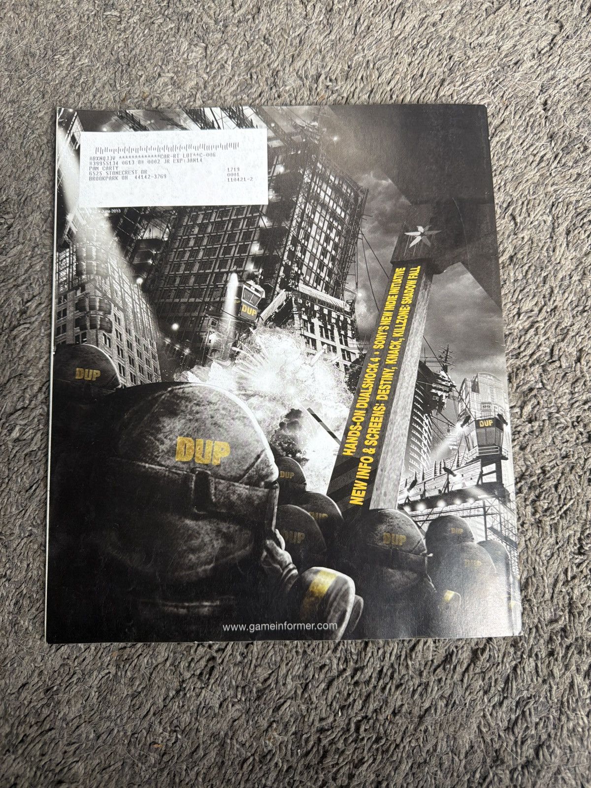 Playstation 2013 Game Informer Volume XXIII Number 6 Issue 242 Size ONE SIZE - 2 Thumbnail