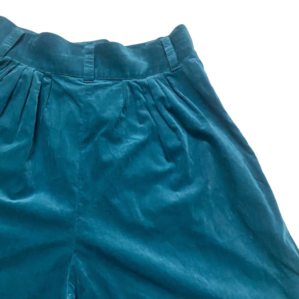 Issey Miyake Sunao kuwahara Velvet Pleated Hakama Pants Cropped Size 30" / US 8 / IT 44 - 7 Thumbnail