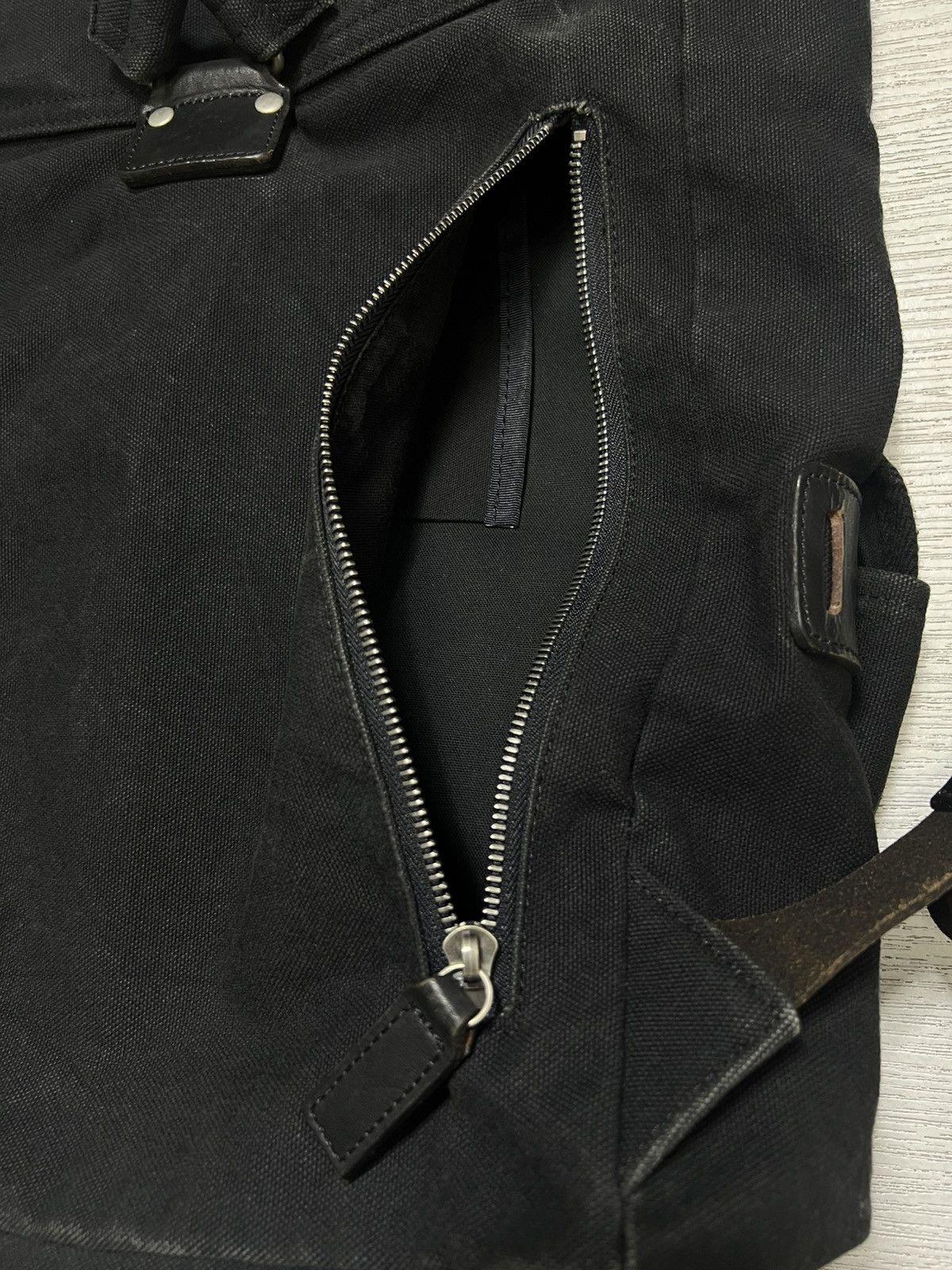 Dries Van Noten Dries Van Noten - Canvas Military Rucksack Backpack Size ONE SIZE - 14 Thumbnail