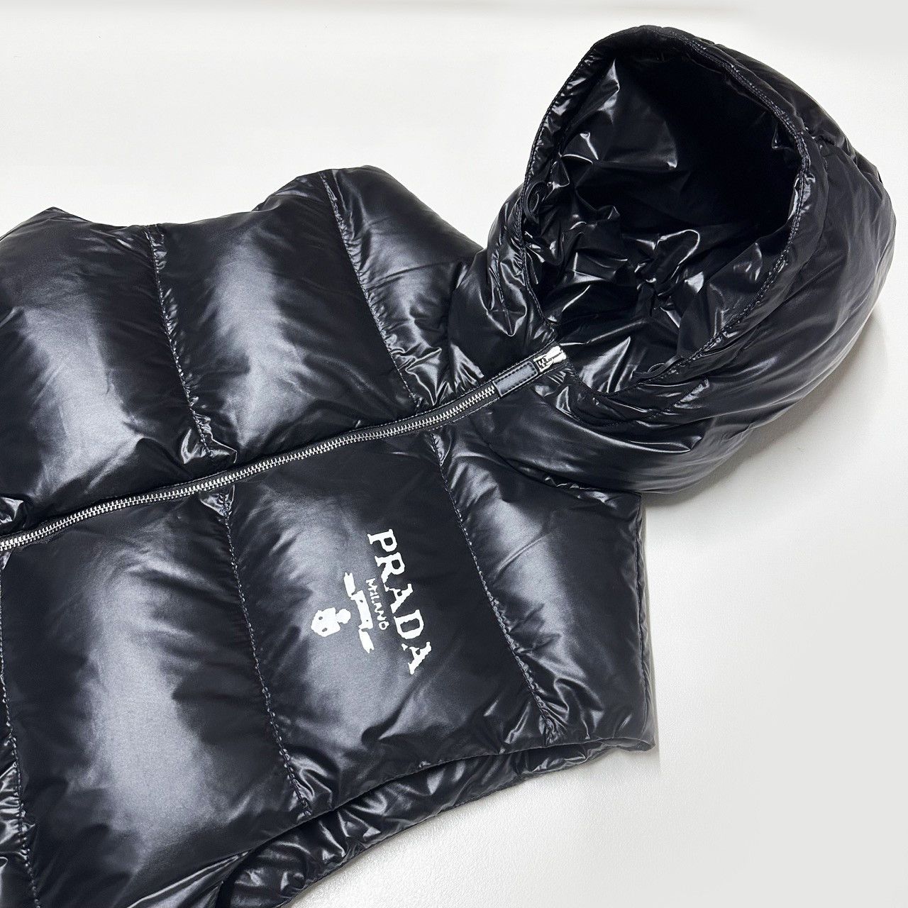 Prada Prada mens size S M black re-nylon Jacket gilet Vest Size US S / EU 44-46 / 1 - 4 Thumbnail
