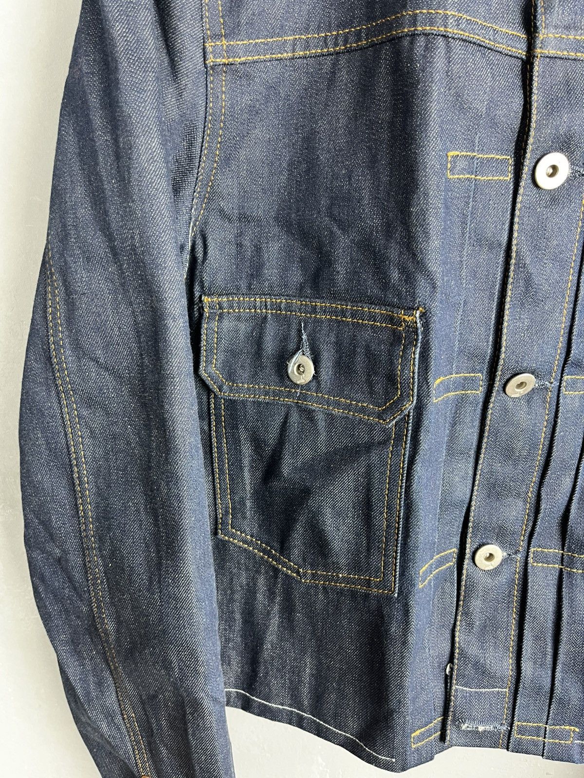 Japanese Brand 157 Roots denim jacket size m Size US M / EU 48-50 / 2 - 5 Thumbnail